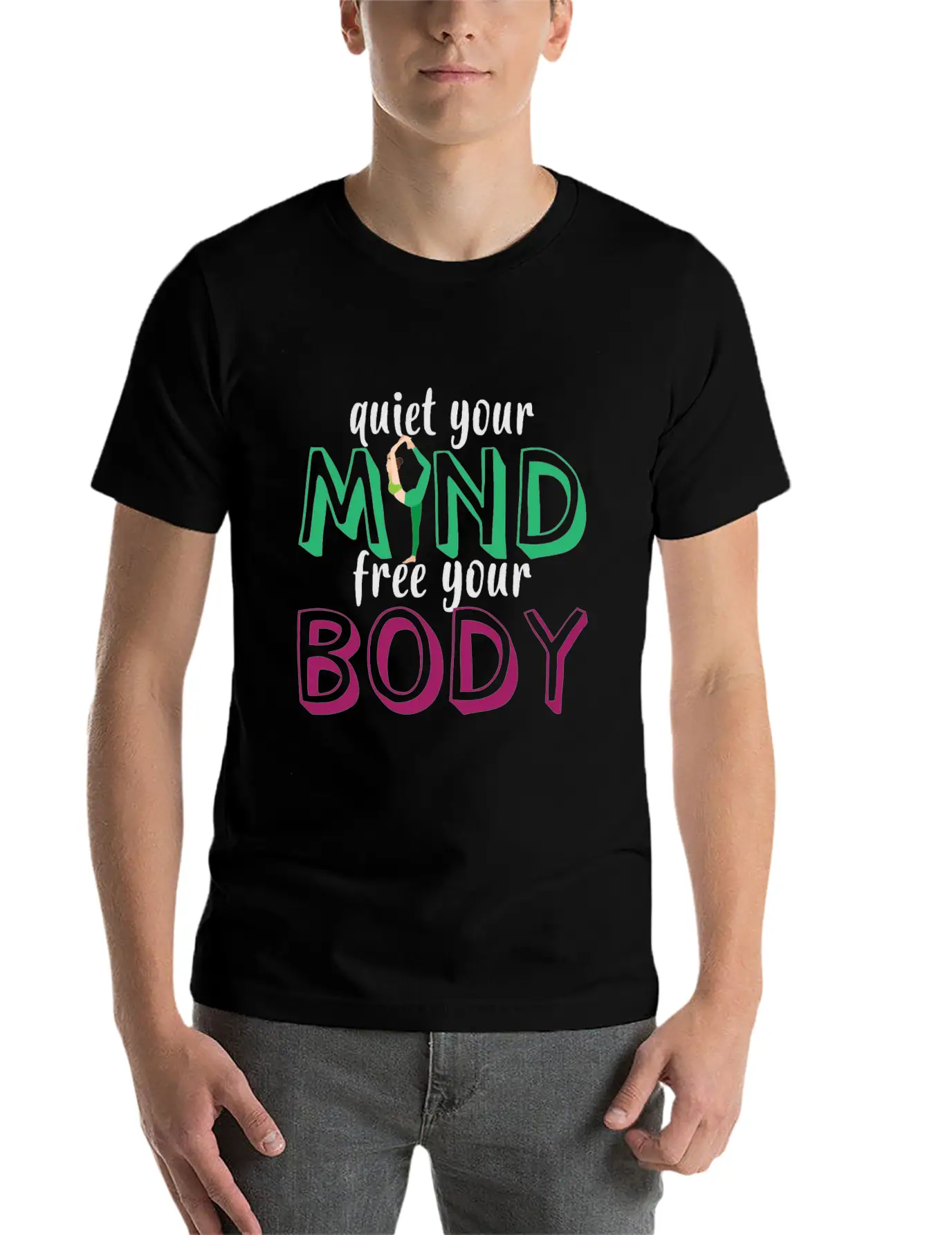 Mind And Body Basic Graphic T-Shirt ¨C Daily Comfort In Soft Cotton