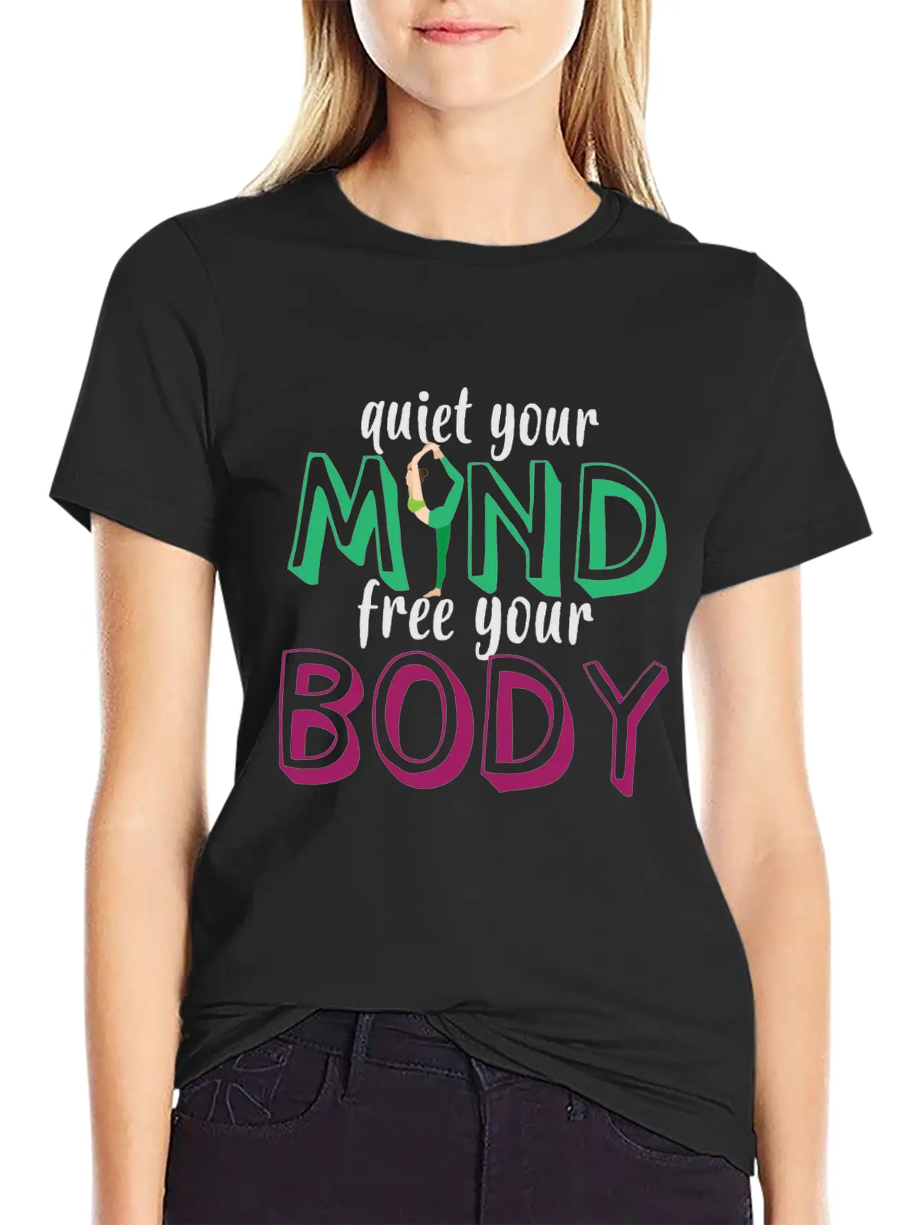 Mind And Body Basic Graphic T-Shirt ¨C Daily Comfort In Soft Cotton