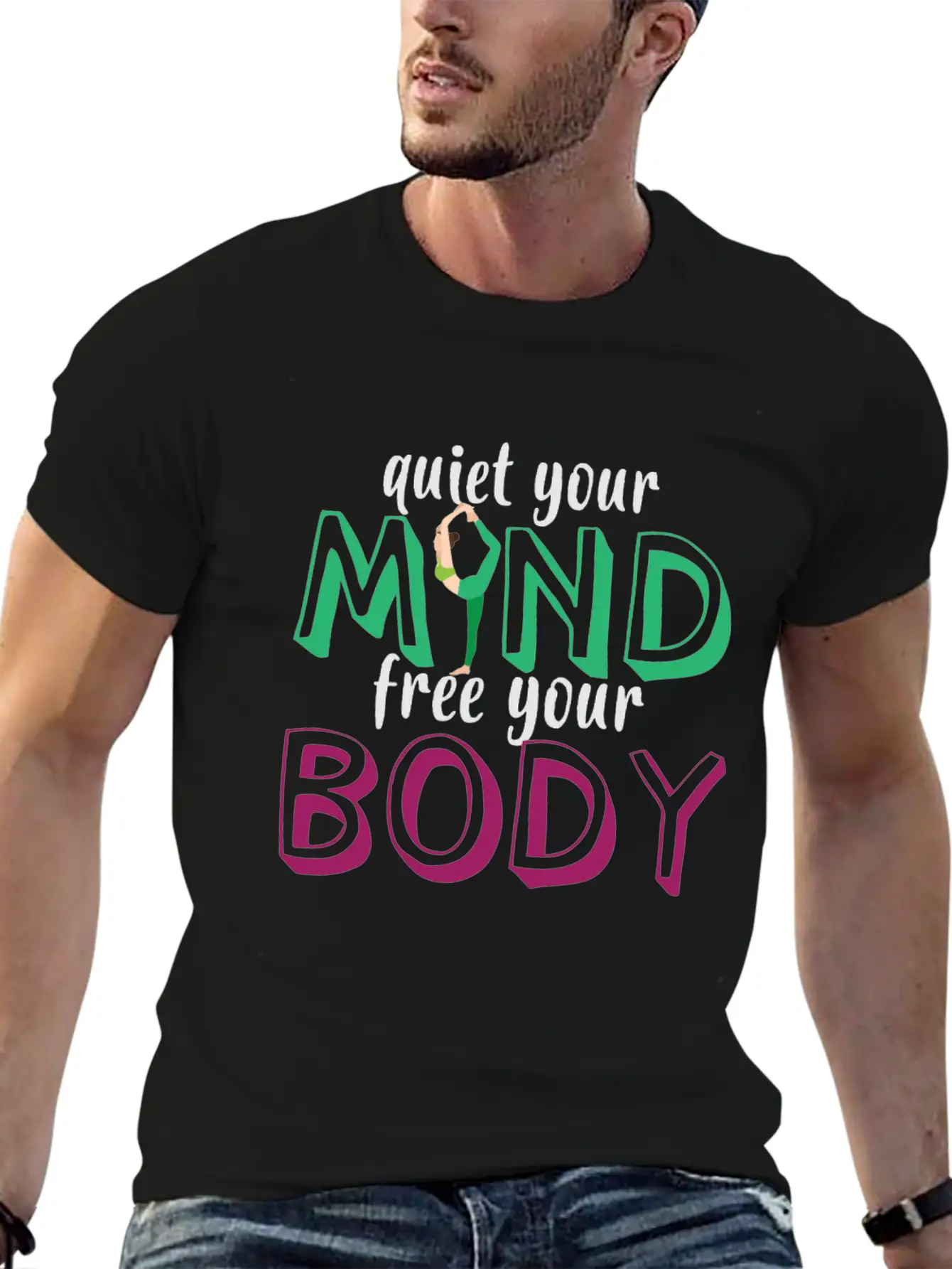 Mind And Body Basic Graphic T-Shirt ¨C Daily Comfort In Soft Cotton