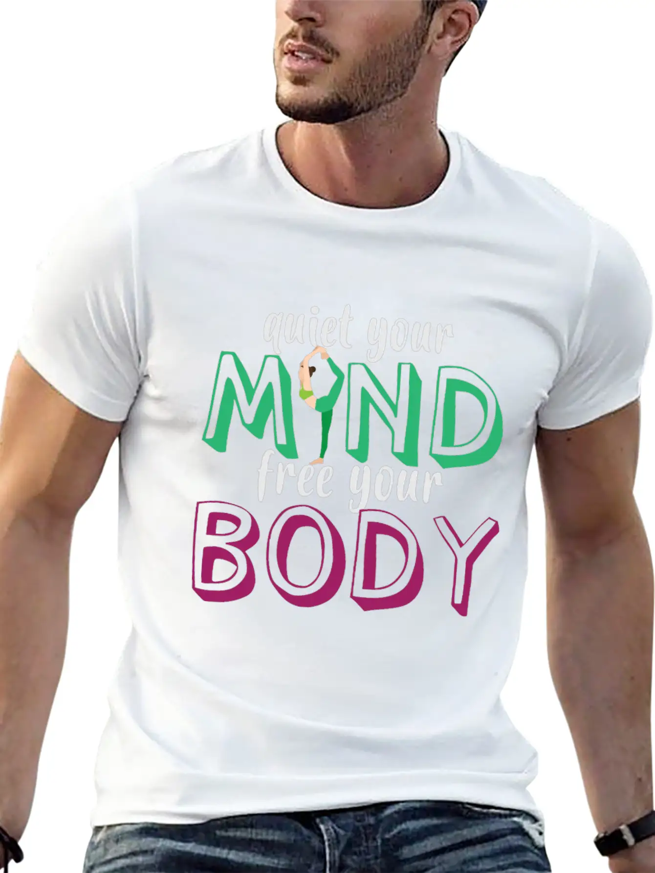 Mind And Body Basic Graphic T-Shirt ¨C Daily Comfort In Soft Cotton