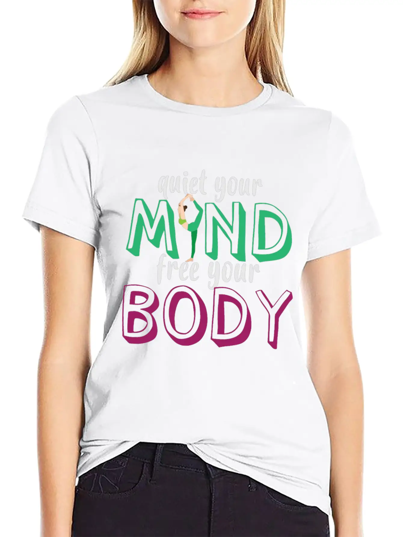 Mind And Body Basic Graphic T-Shirt ¨C Daily Comfort In Soft Cotton