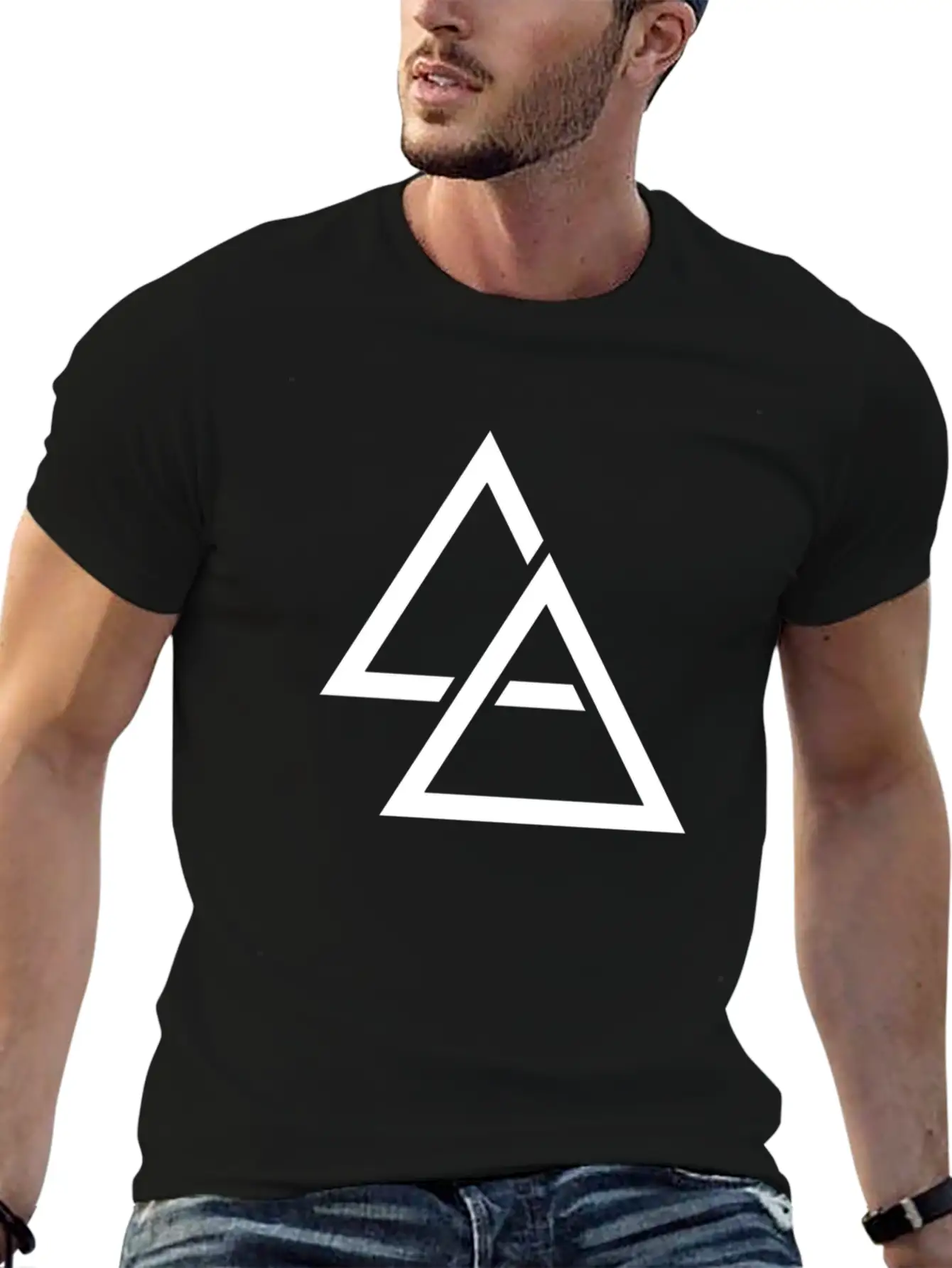 Minimal Geometric 167 Basic Graphic T-Shirt ¨C Daily Comfort In Soft Cotton