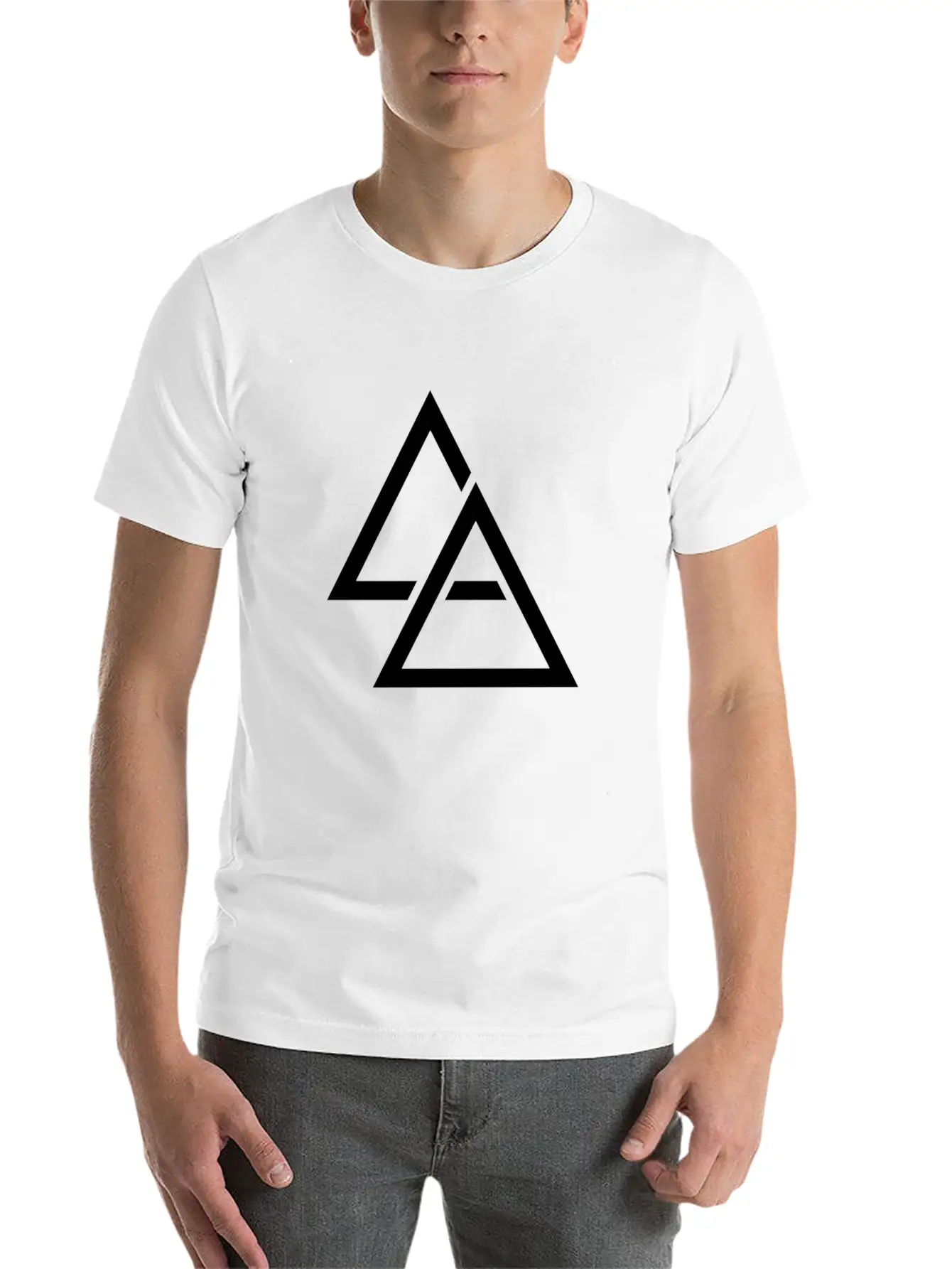 Minimal Geometric 167 Basic Graphic T-Shirt ¨C Daily Comfort In Soft Cotton