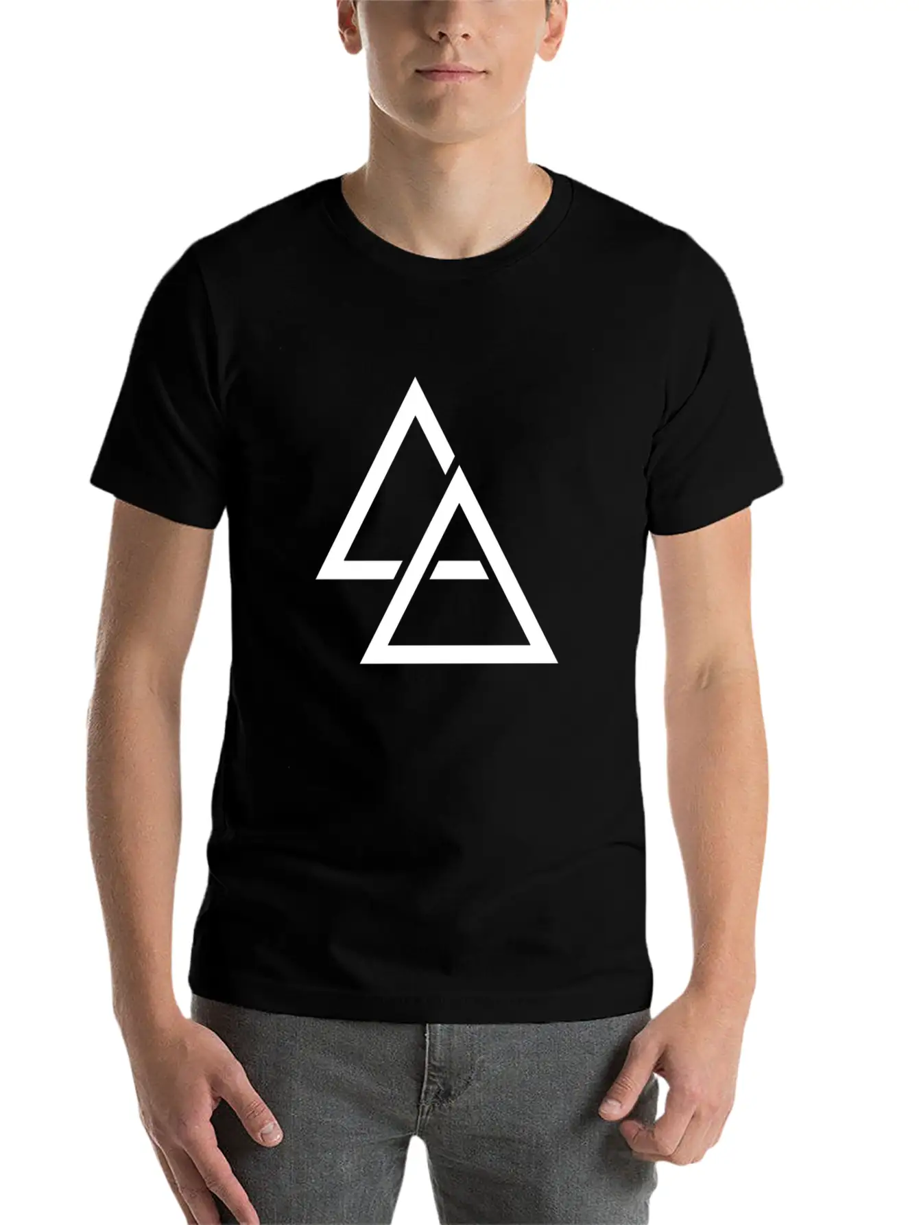 Minimal Geometric 167 Basic Graphic T-Shirt ¨C Daily Comfort In Soft Cotton