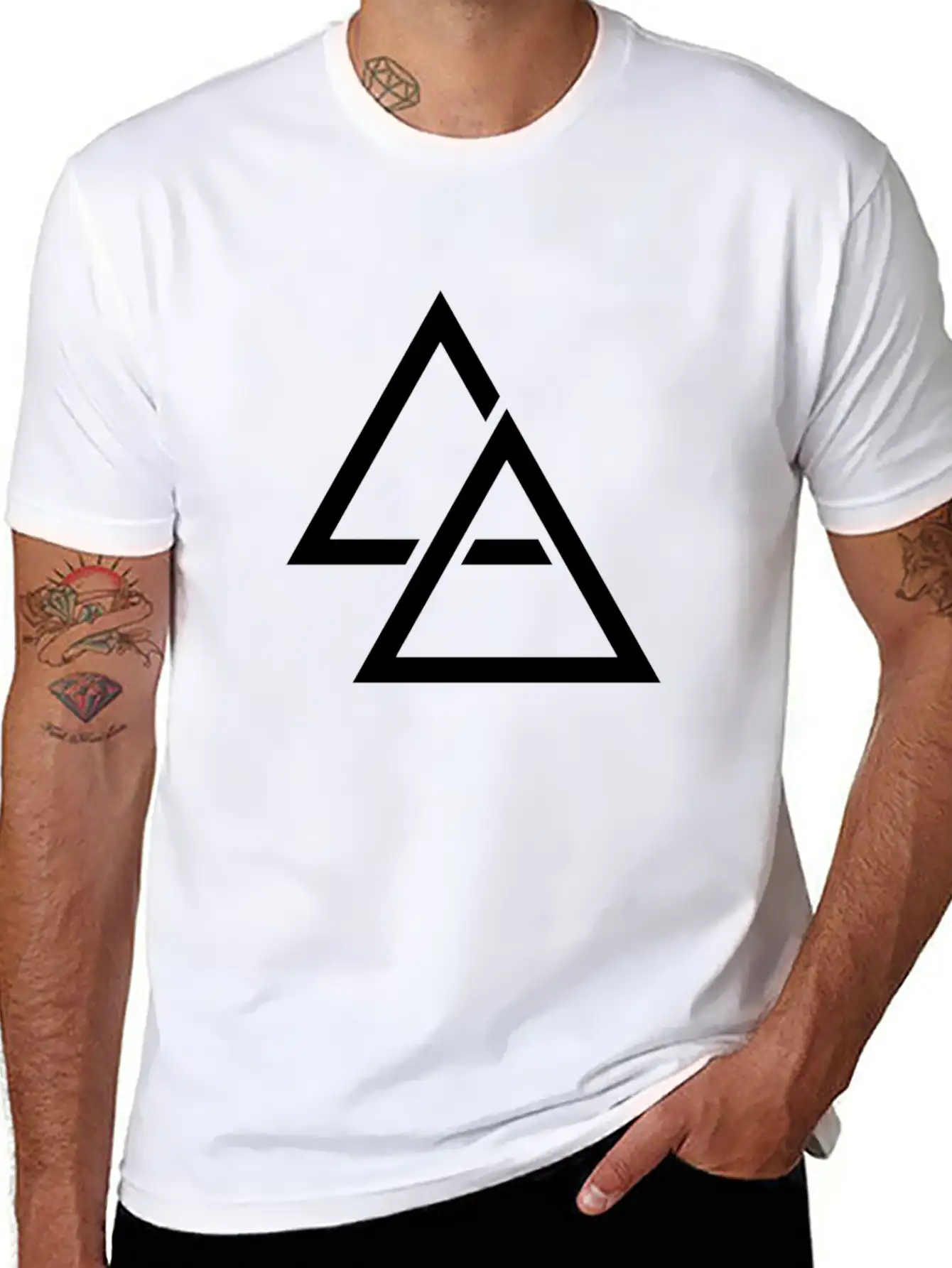 Minimal Geometric 167 Basic Graphic T-Shirt ¨C Daily Comfort In Soft Cotton