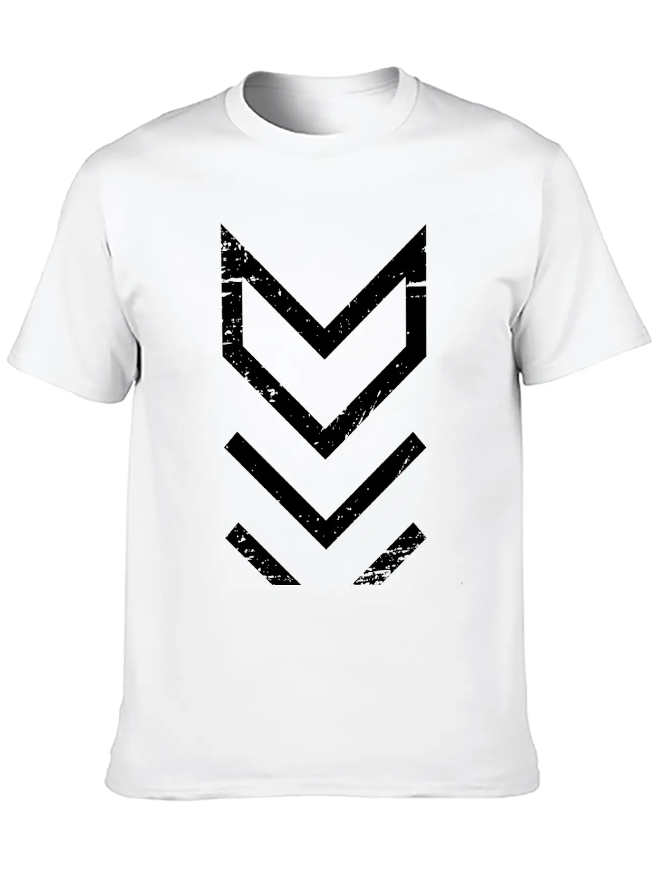 Minimal Triangle Black Basic Graphic T-Shirt ¨C Daily Comfort In Soft Cotton