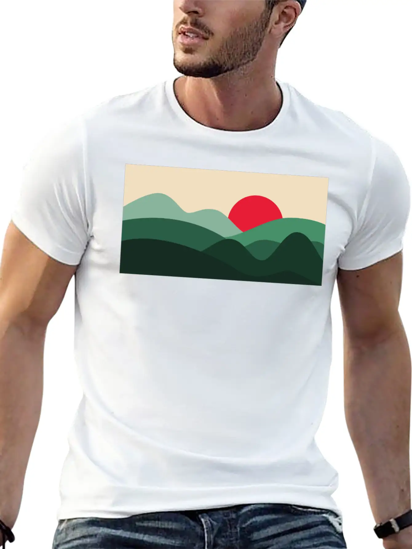 Minimalist Sun Basic Graphic T-Shirt ¨C Daily Comfort In Soft Cotton