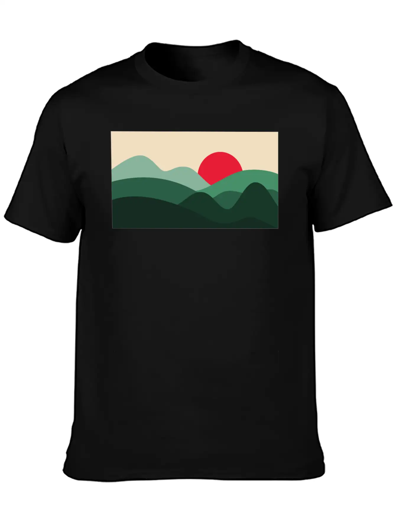 Minimalist Sun Basic Graphic T-Shirt ¨C Daily Comfort In Soft Cotton