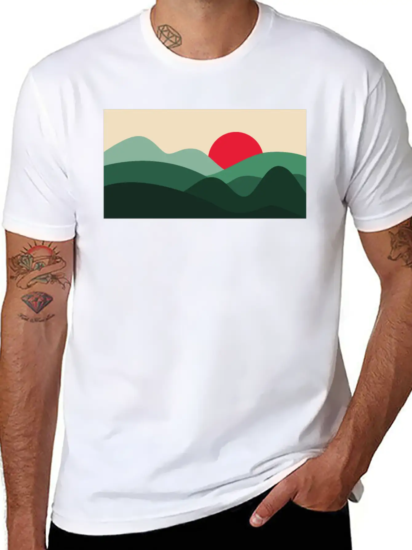 Minimalist Sun Basic Graphic T-Shirt ¨C Daily Comfort In Soft Cotton