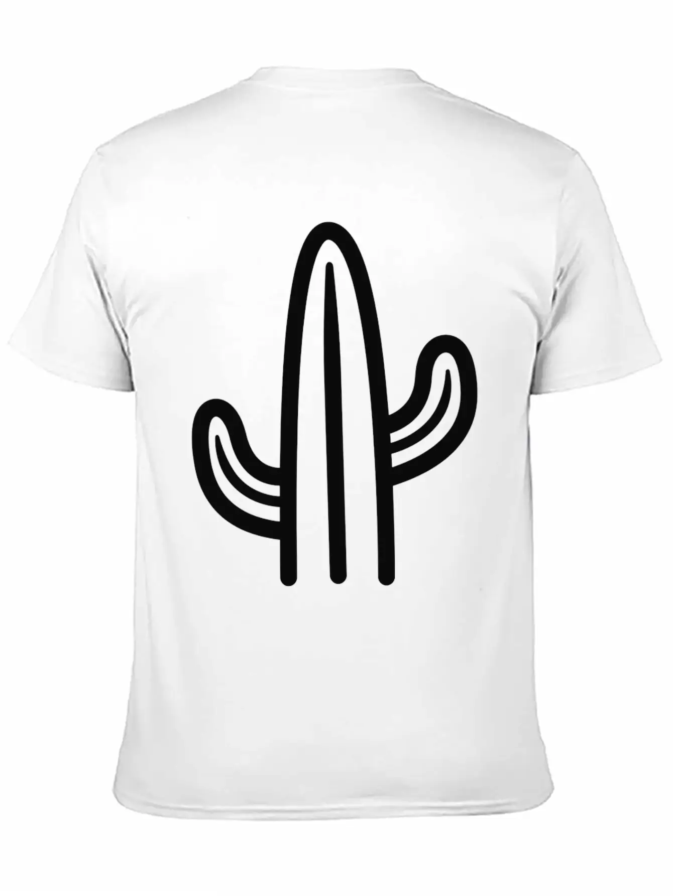 Minimalistic Cactus Essential Cotton Tee For Daily Outfits ¨C Unisex Style