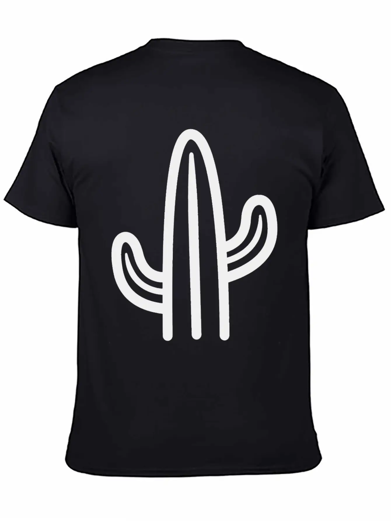 Minimalistic Cactus Essential Cotton Tee For Daily Outfits ¨C Unisex Style