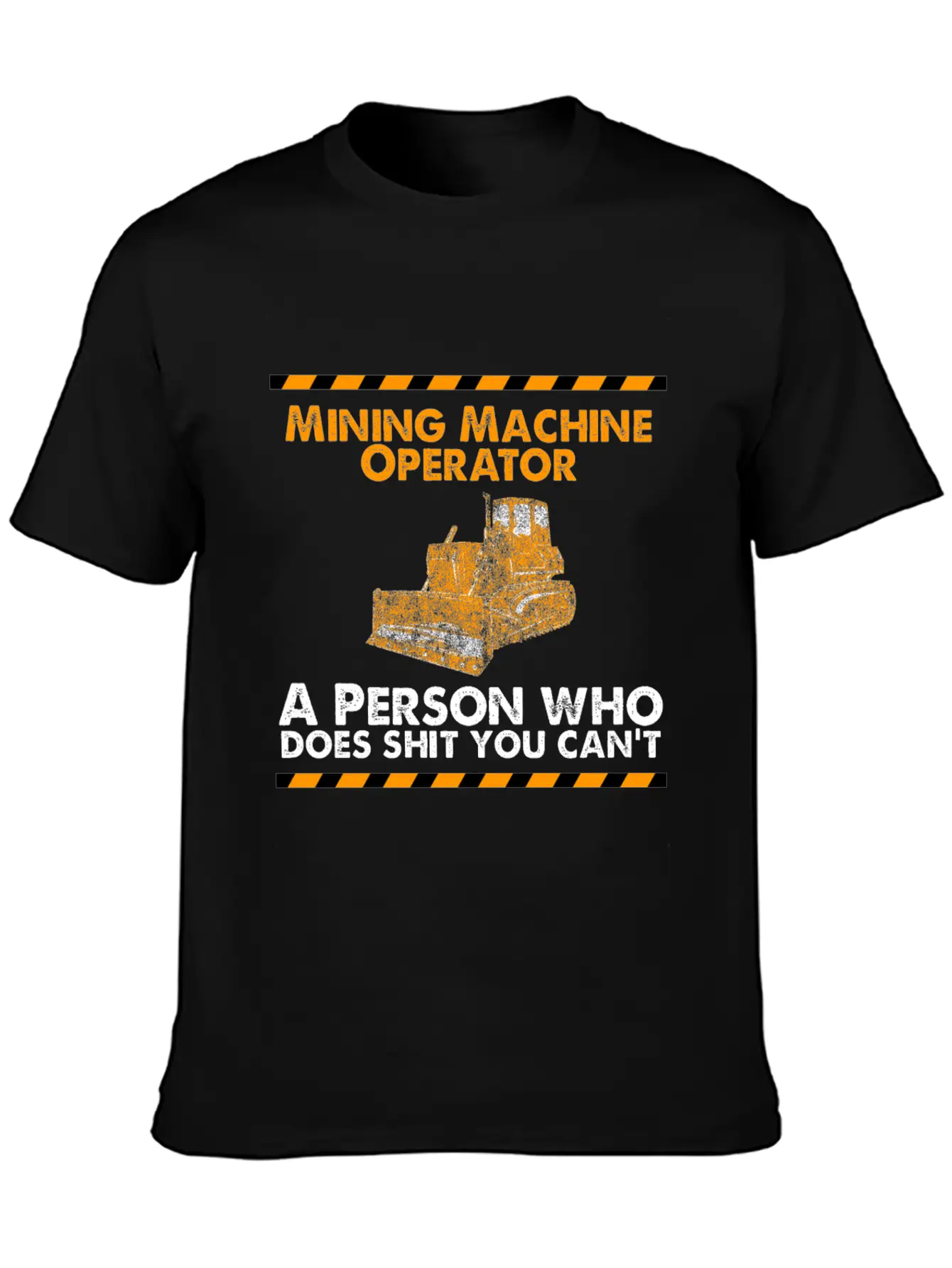 Mining Machine Operator Person Funny Gifts Print Basic Graphic T-Shirt ¨C Daily Comfort In Soft Cotton