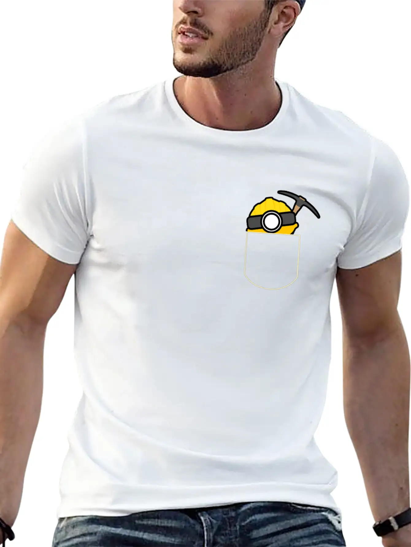 Mining Tools In The Pocket Miner Gift Idea Basic Graphic T-Shirt ¨C Daily Comfort In Soft Cotton