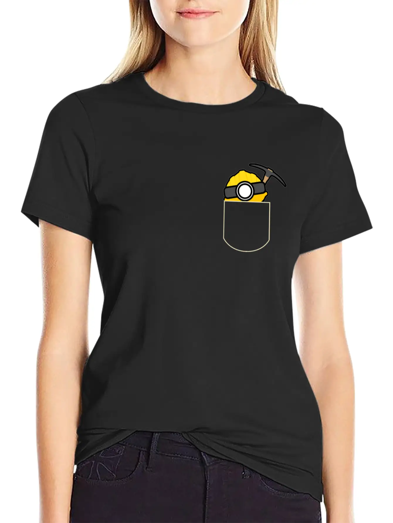 Mining Tools In The Pocket Miner Gift Idea Basic Graphic T-Shirt ¨C Daily Comfort In Soft Cotton