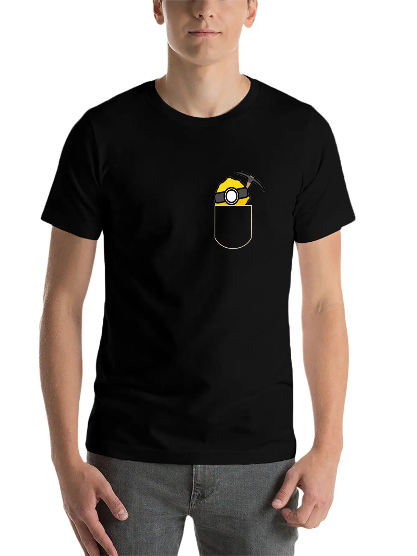 Mining Tools In The Pocket Miner Gift Idea Basic Graphic T-Shirt ¨C Daily Comfort In Soft Cotton