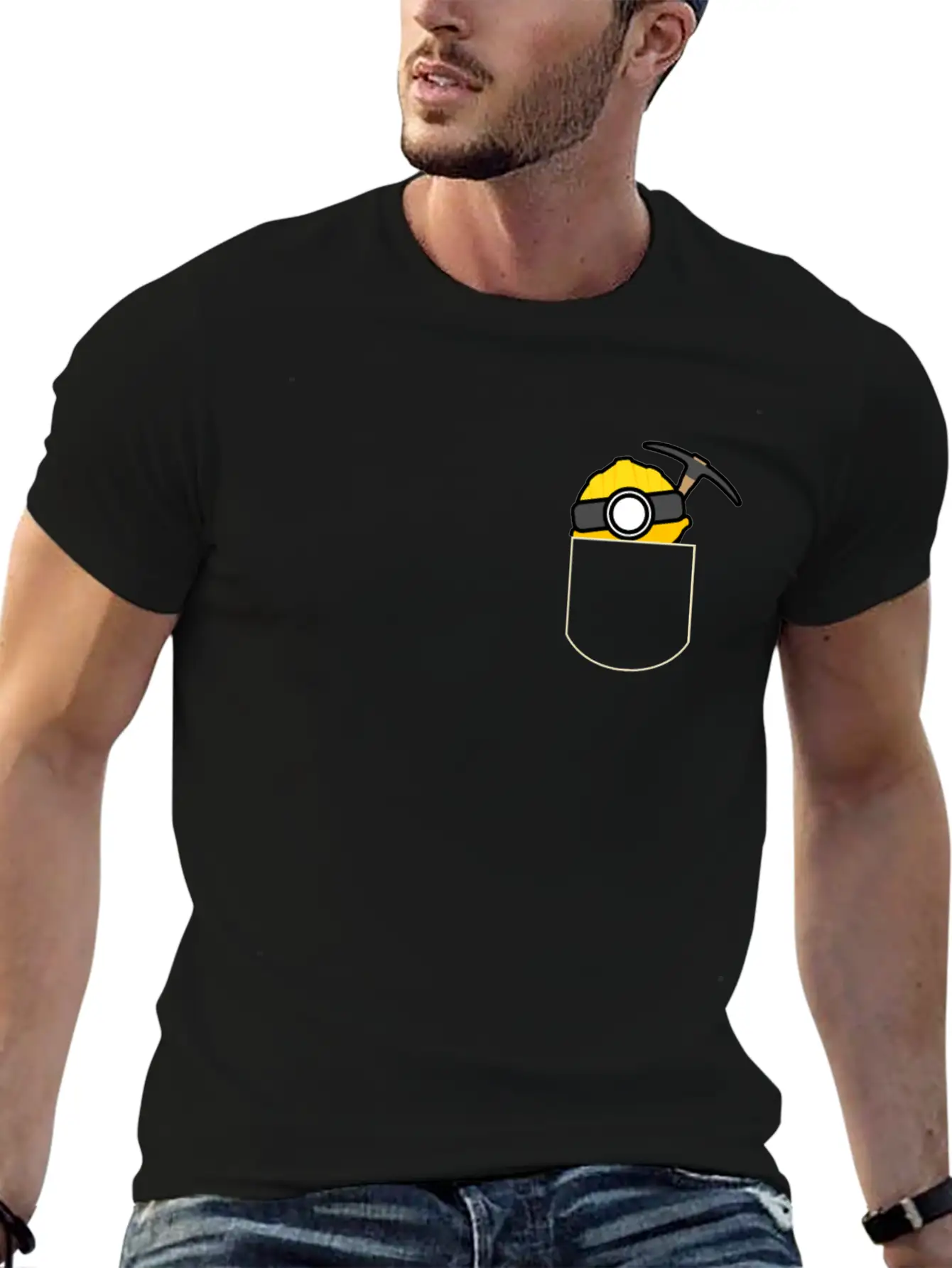 Mining Tools In The Pocket Miner Gift Idea Basic Graphic T-Shirt ¨C Daily Comfort In Soft Cotton