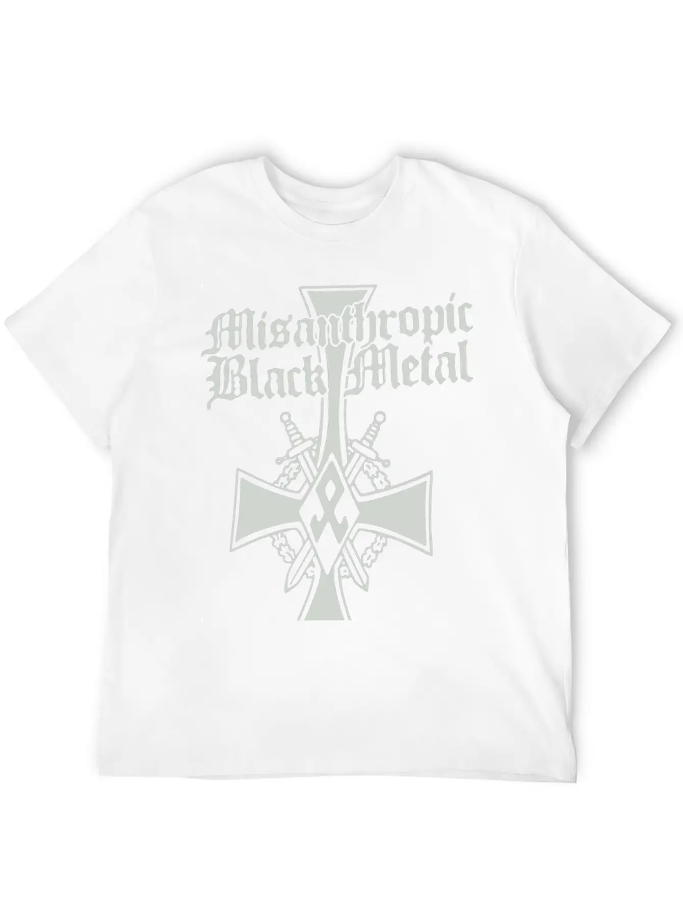 Misanthropic Black Metal Basic Graphic T-Shirt ¨C Daily Comfort In Soft Cotton