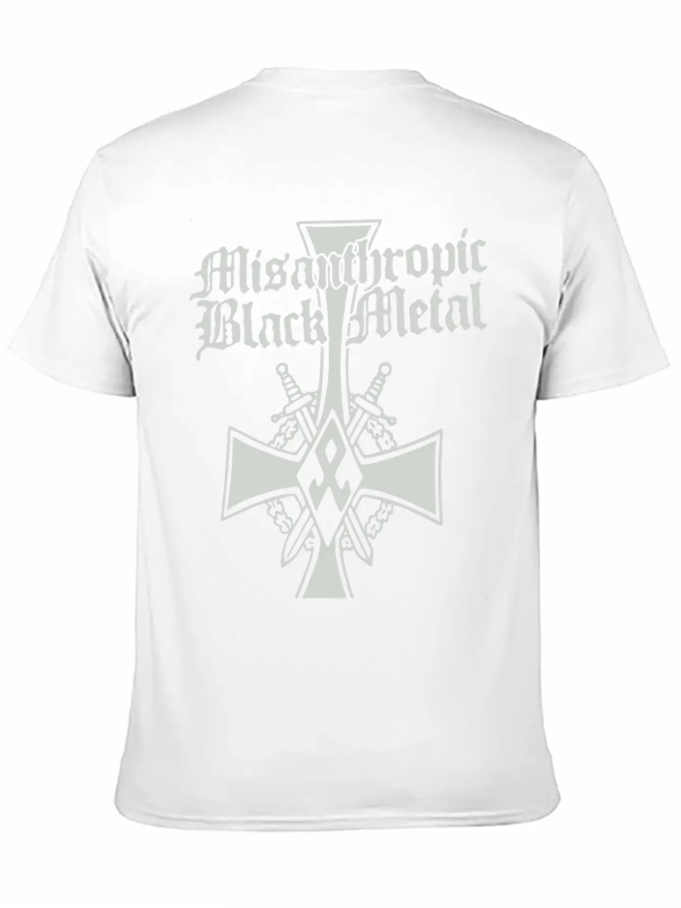 Misanthropic Black Metal Basic Graphic T-Shirt ¨C Daily Comfort In Soft Cotton