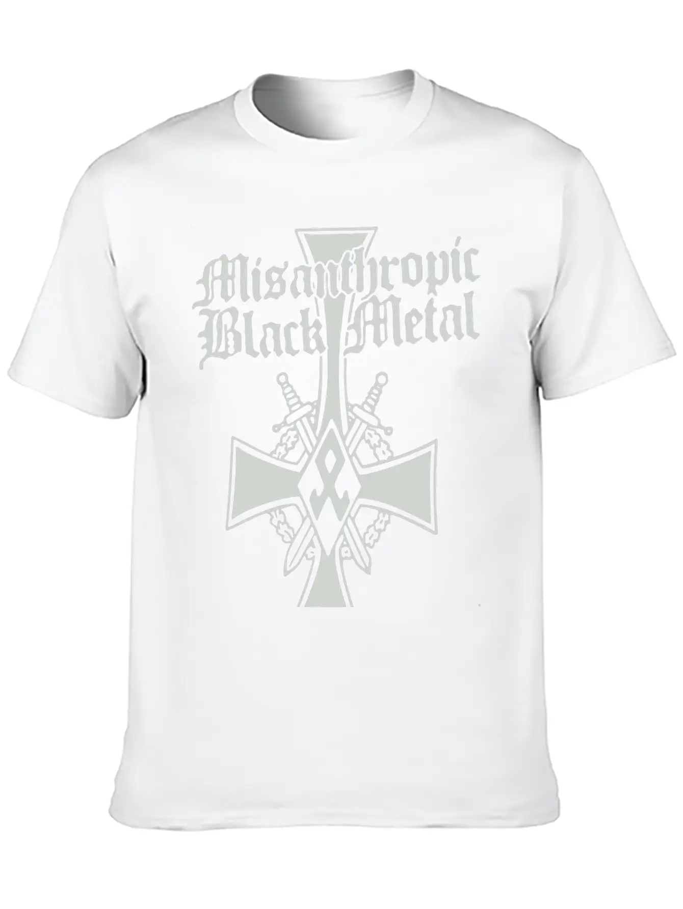 Misanthropic Black Metal Basic Graphic T-Shirt ¨C Daily Comfort In Soft Cotton
