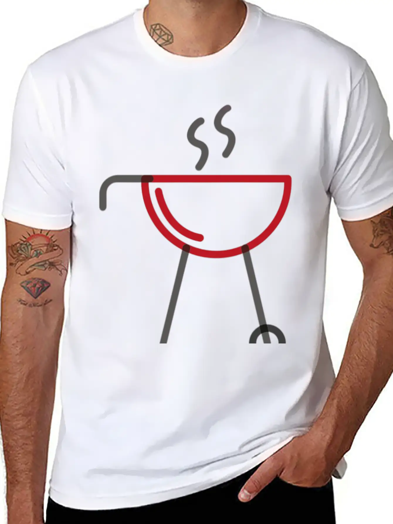 Mister Good Looking Is Cooking Basic Graphic T-Shirt ¨C Daily Comfort In Soft Cotton