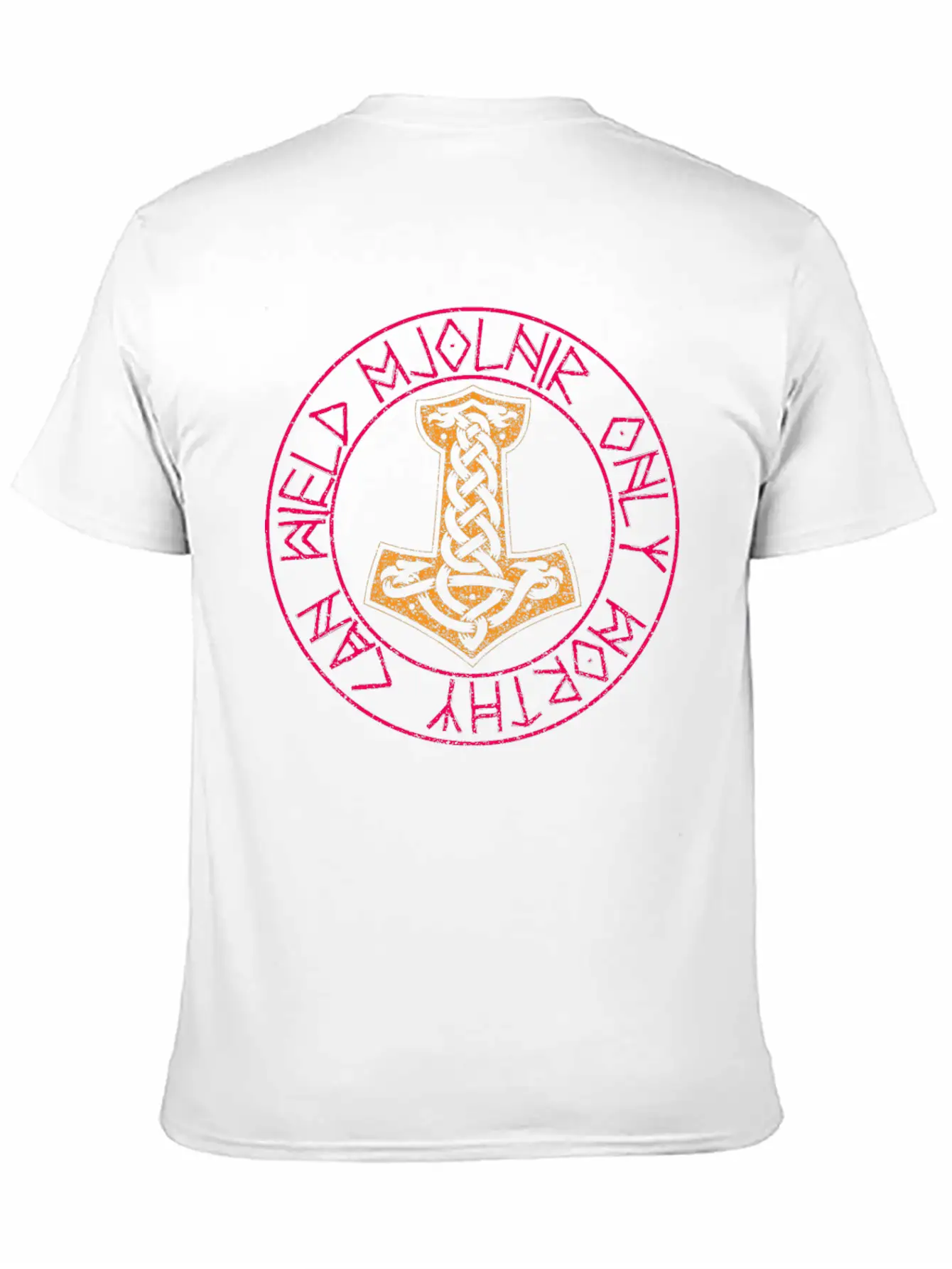 Mjolnir Hammer Thor Essential Cotton Tee For Daily Outfits ¨C Unisex Style