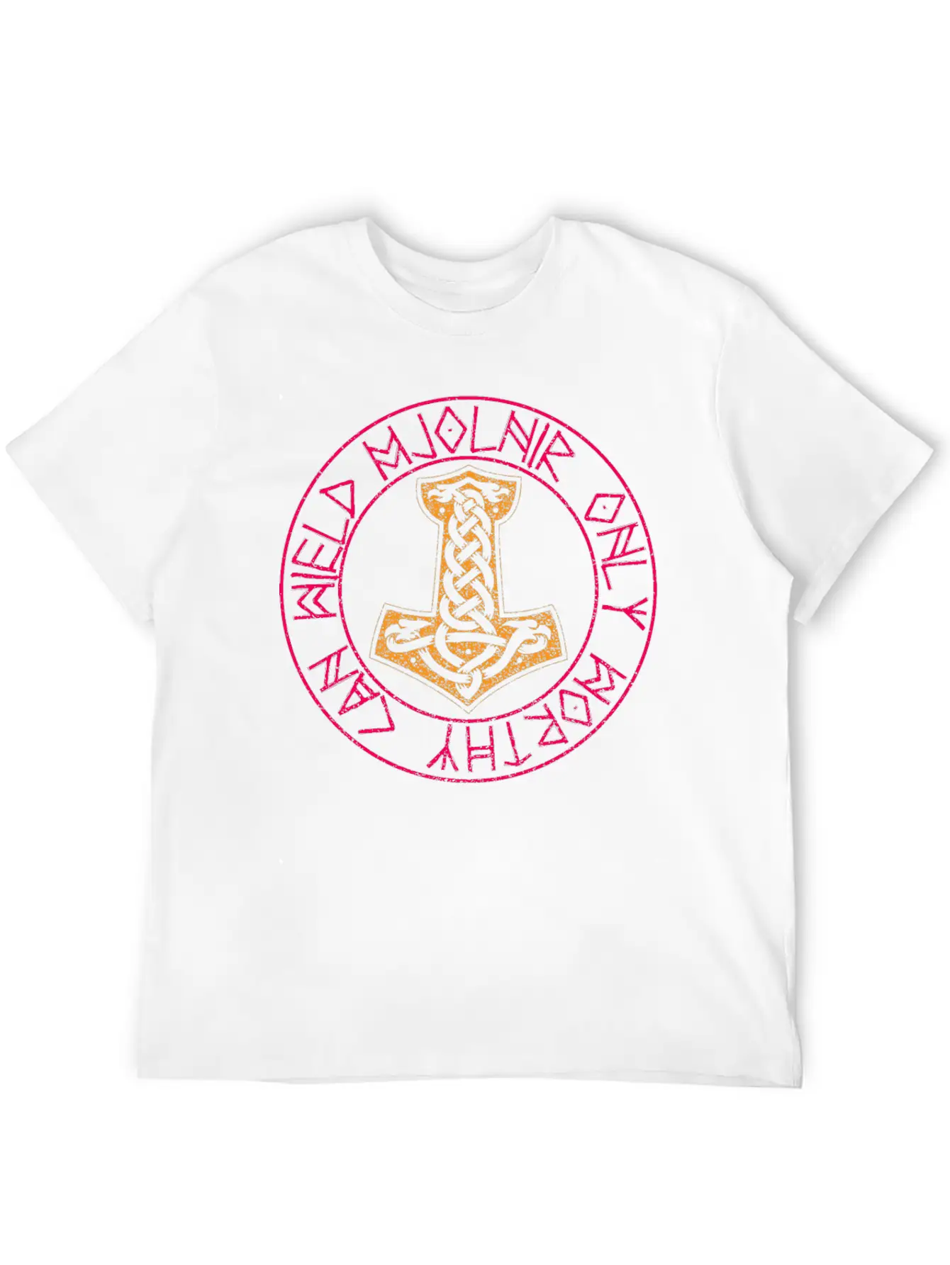 Mjolnir Hammer Thor Essential Cotton Tee For Daily Outfits ¨C Unisex Style