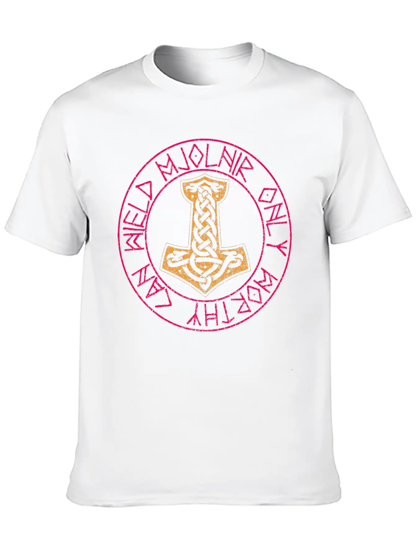 Mjolnir Hammer Thor Essential Cotton Tee For Daily Outfits ¨C Unisex Style