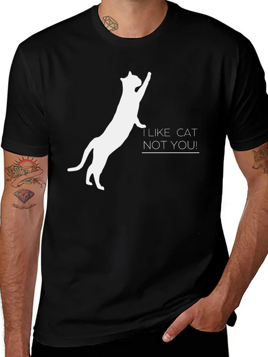 Modern Cat Basic Graphic T-Shirt ¨C Daily Comfort In Soft Cotton