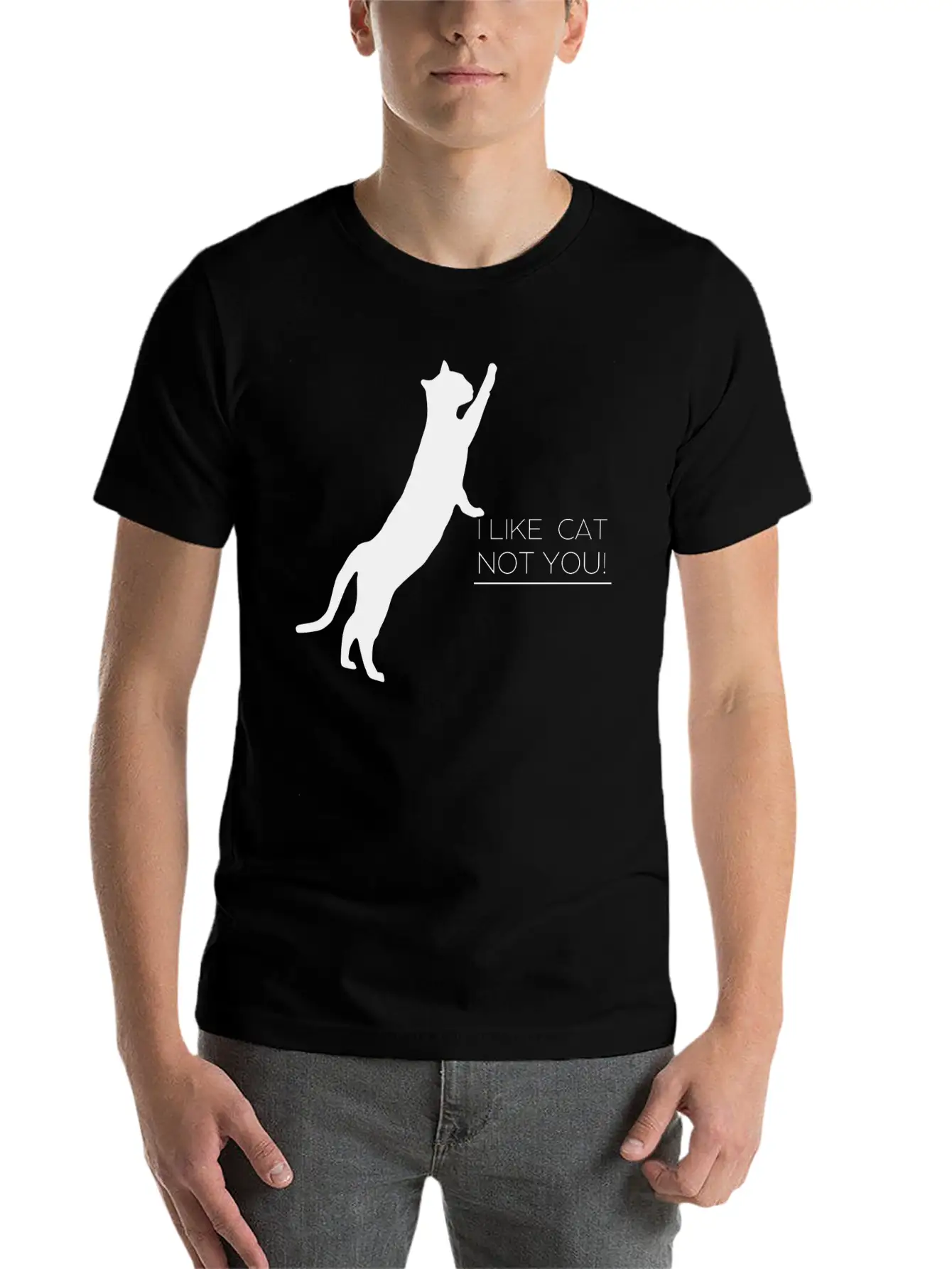 Modern Cat Basic Graphic T-Shirt ¨C Daily Comfort In Soft Cotton