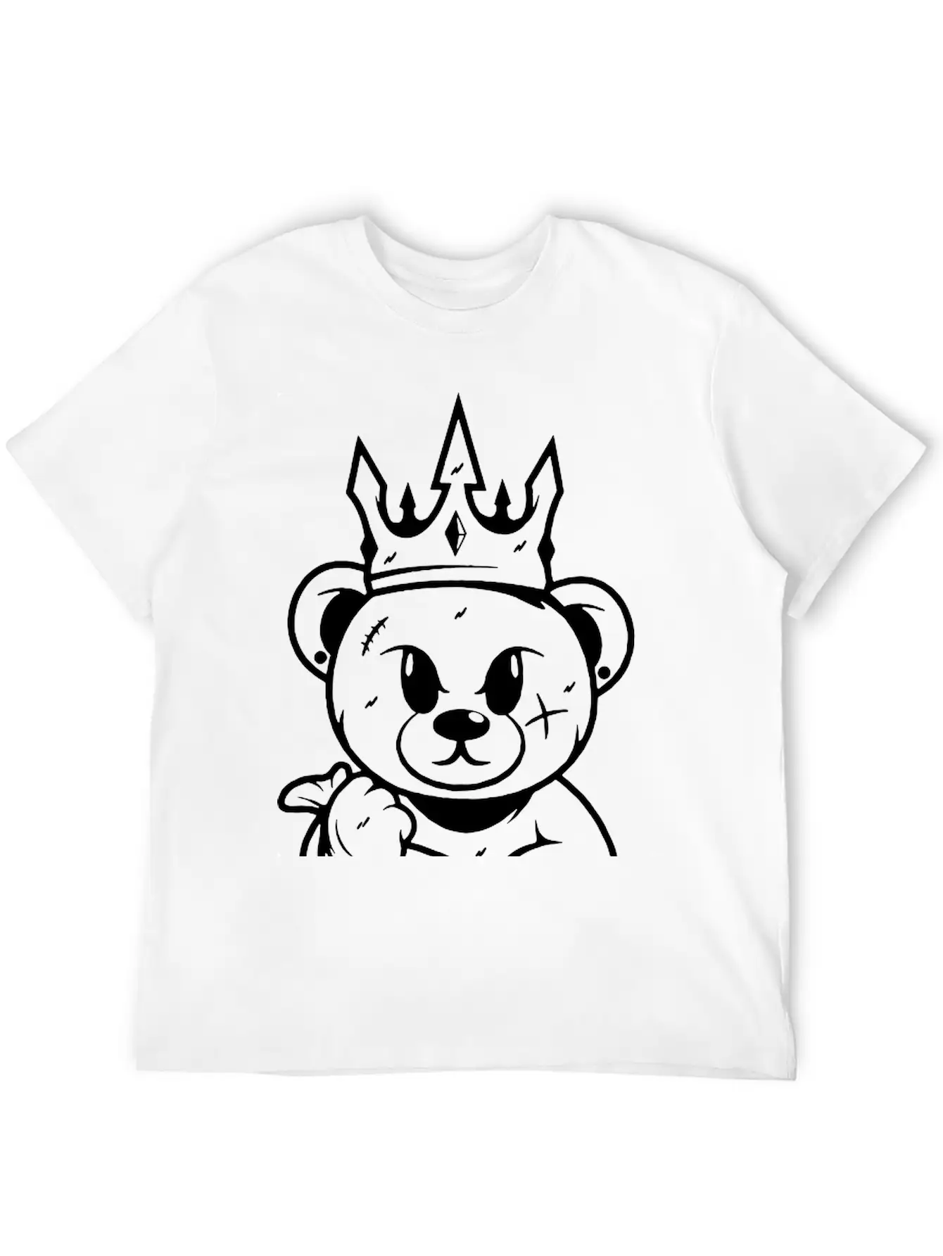 Money King, Money Bear, Gangster Bear Basic Graphic T-Shirt ¨C Daily Comfort In Soft Cotton