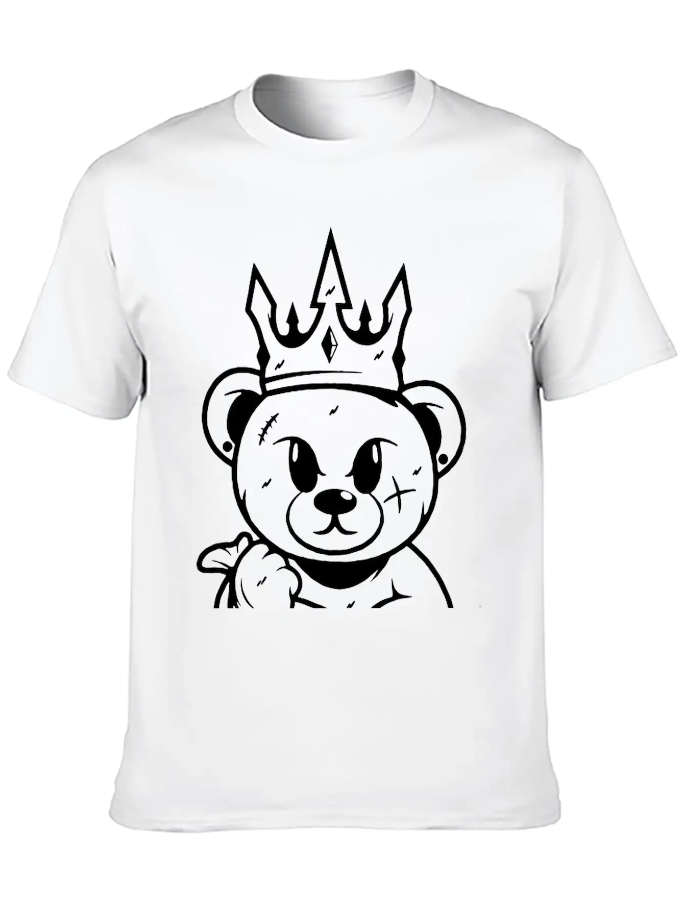Money King, Money Bear, Gangster Bear Basic Graphic T-Shirt ¨C Daily Comfort In Soft Cotton
