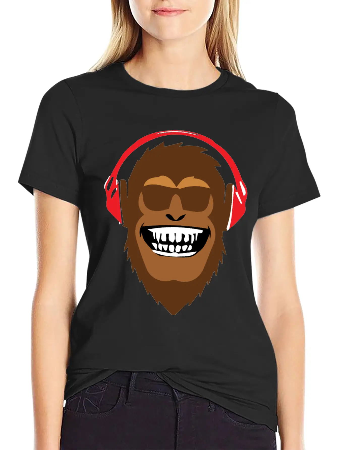 Monkey Music Soft Cotton Short Sleeve Tee ¨C Unisex Wardrobe Staple