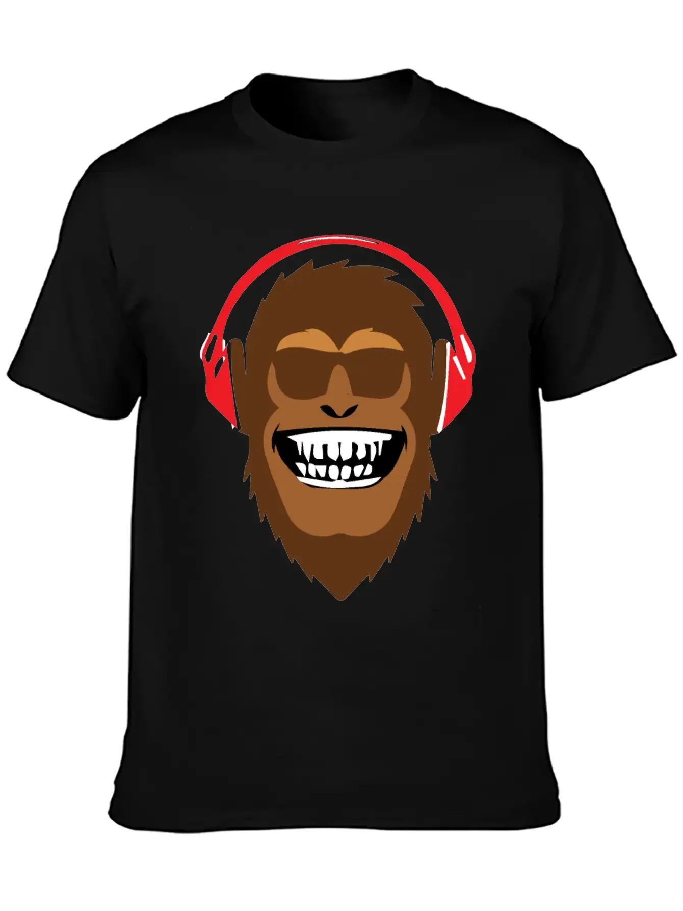 Monkey Music Soft Cotton Short Sleeve Tee ¨C Unisex Wardrobe Staple