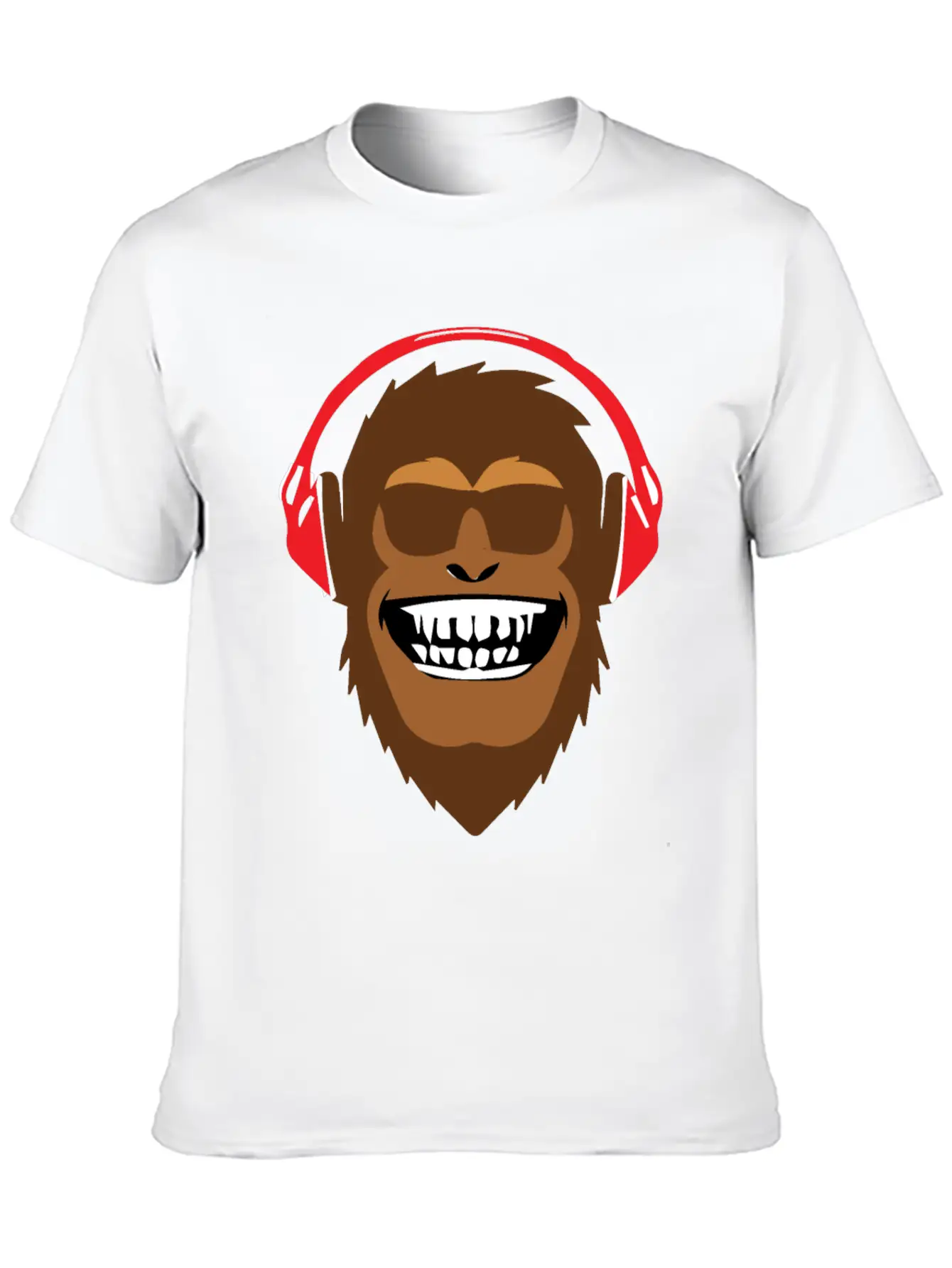 Monkey Music Soft Cotton Short Sleeve Tee ¨C Unisex Wardrobe Staple