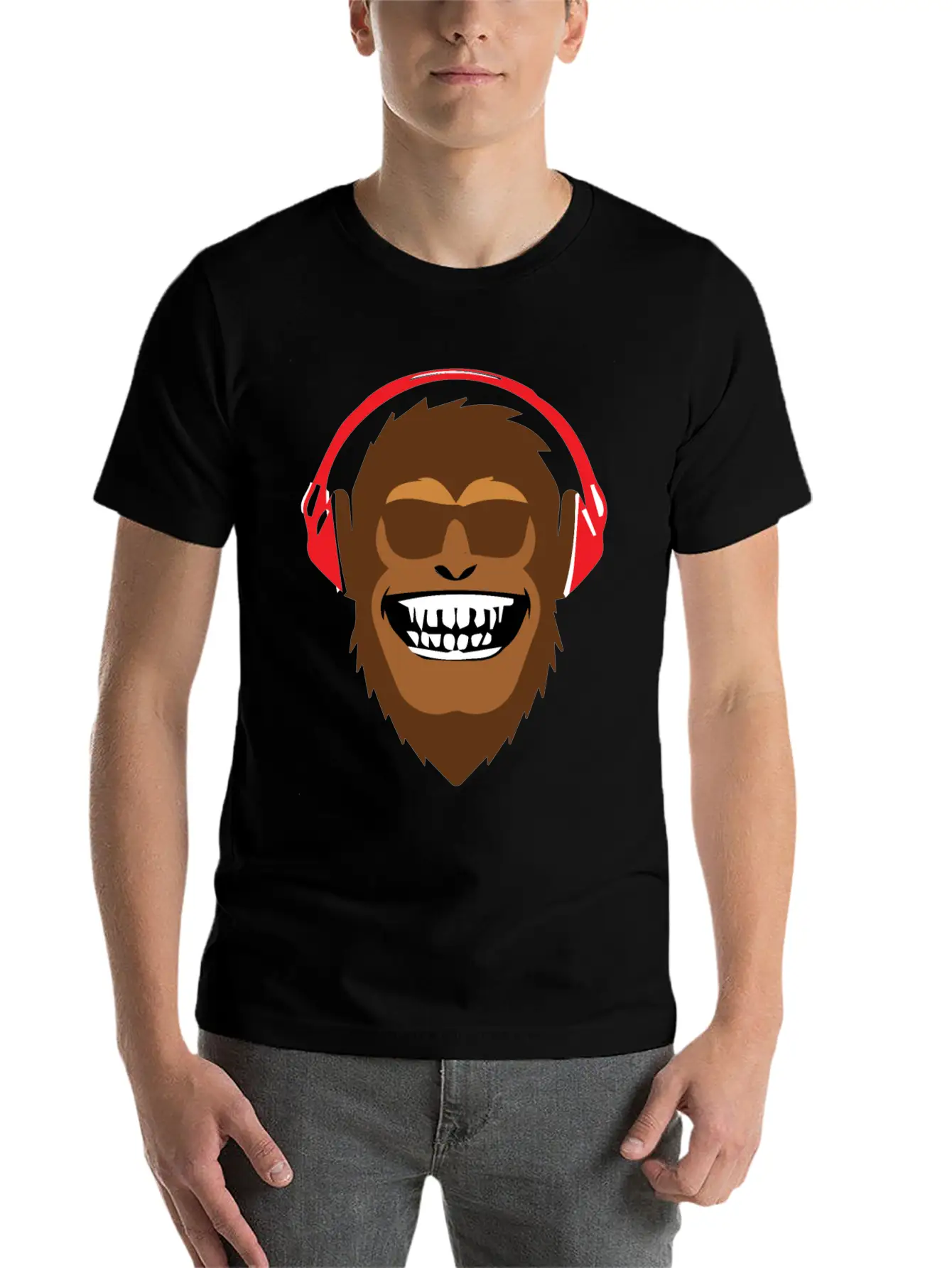 Monkey Music Soft Cotton Short Sleeve Tee ¨C Unisex Wardrobe Staple