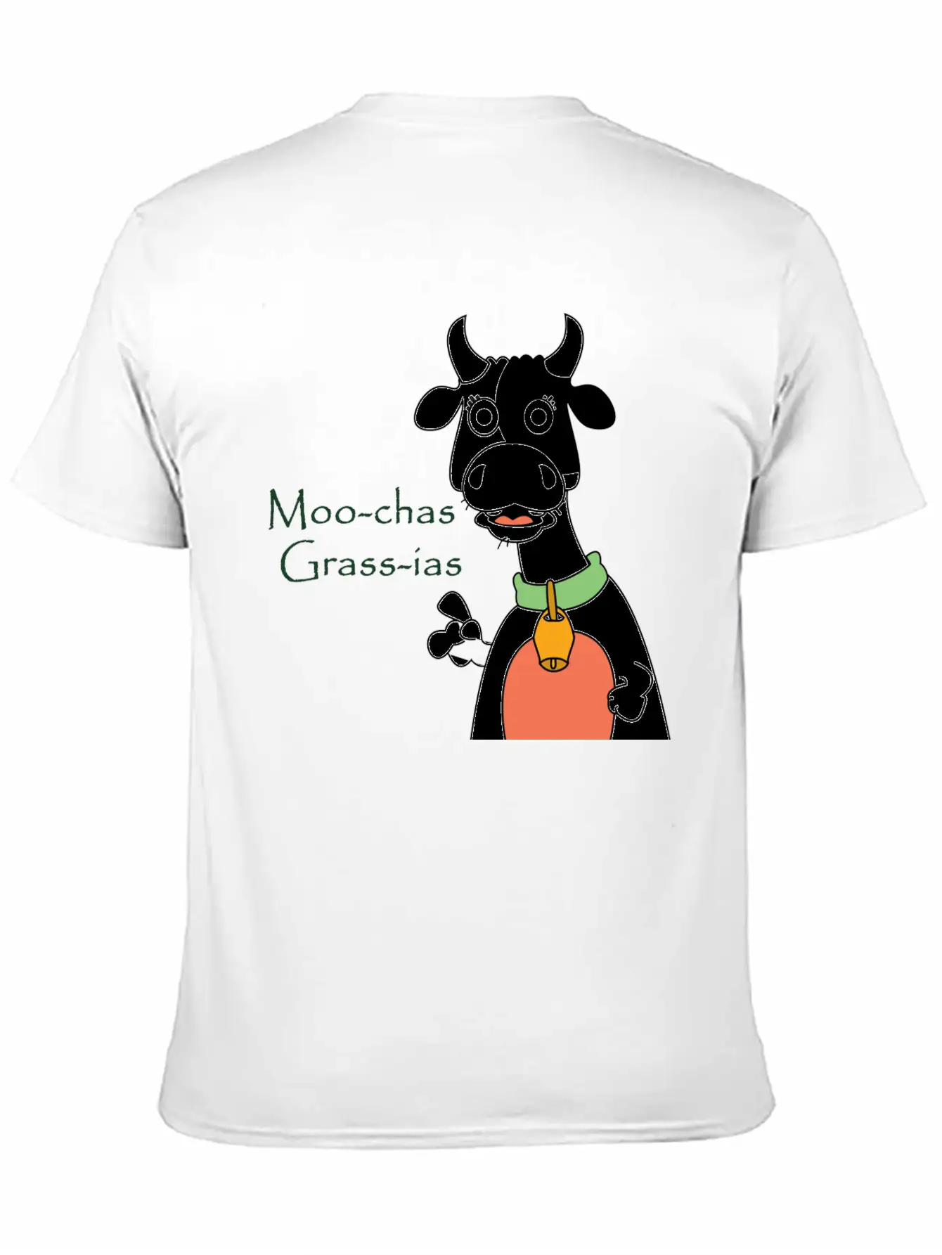 Moo-chas Grass-ias Essential Cotton Tee For Daily Outfits ¨C Unisex Style