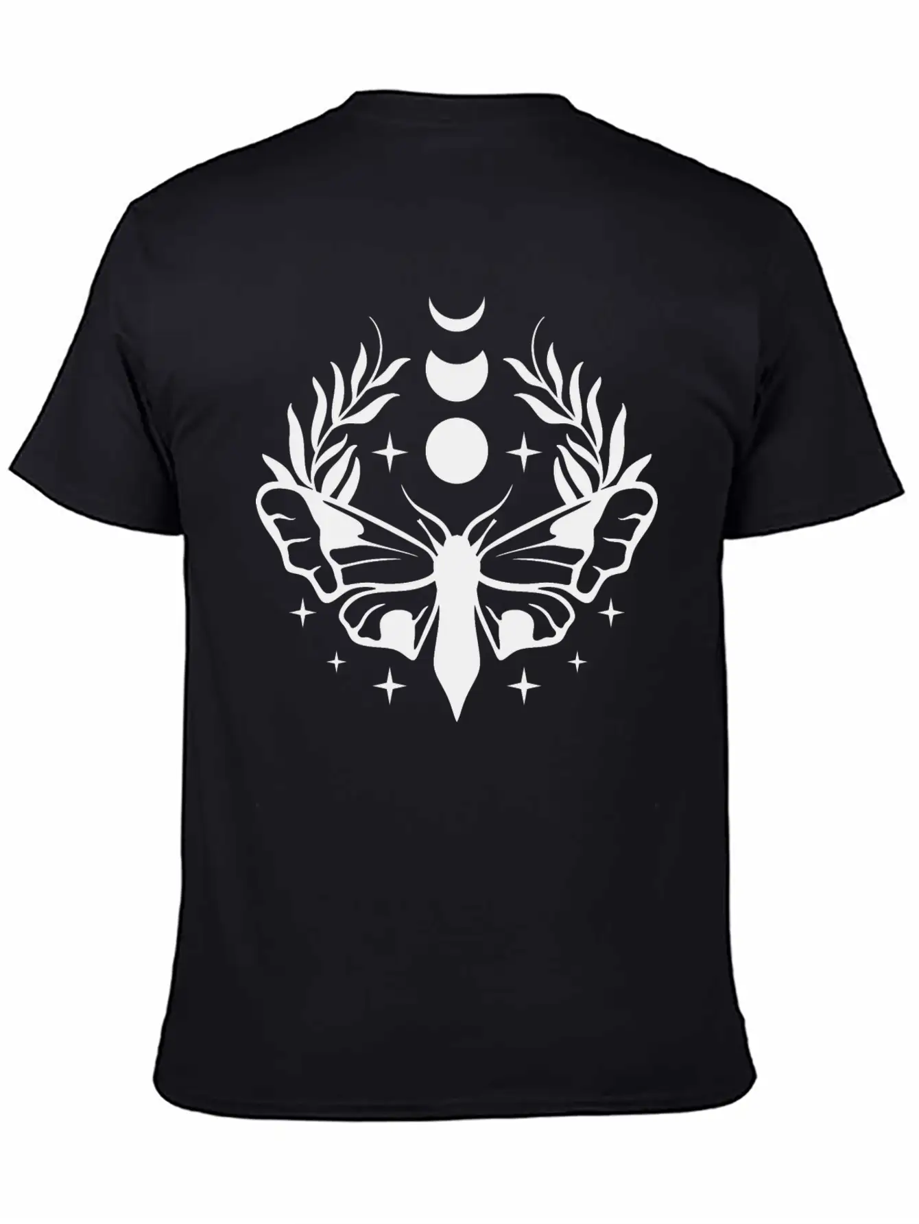 Moon Butterfly Essential Cotton Tee For Daily Outfits ¨C Unisex Style