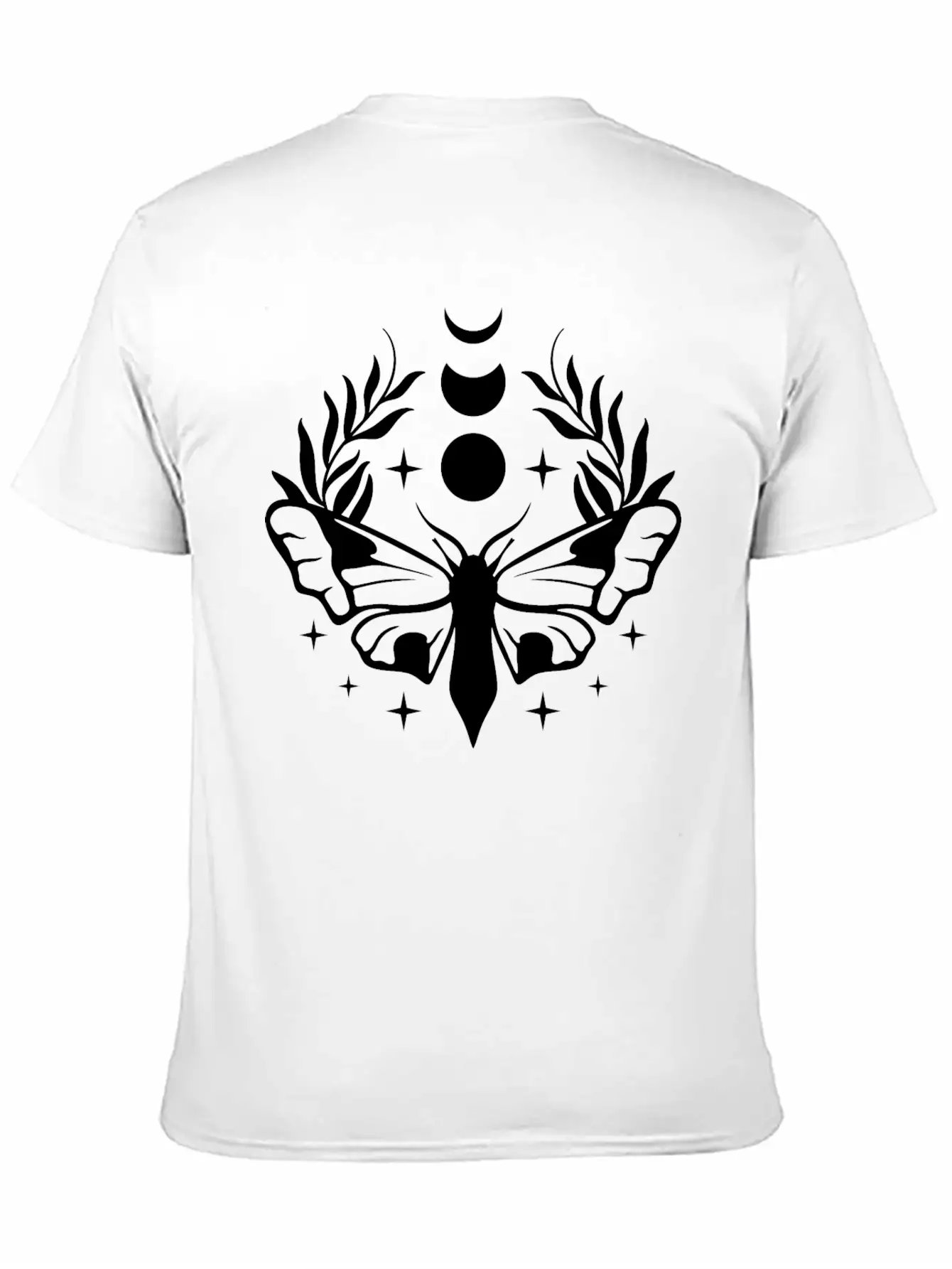 Moon Butterfly Essential Cotton Tee For Daily Outfits ¨C Unisex Style