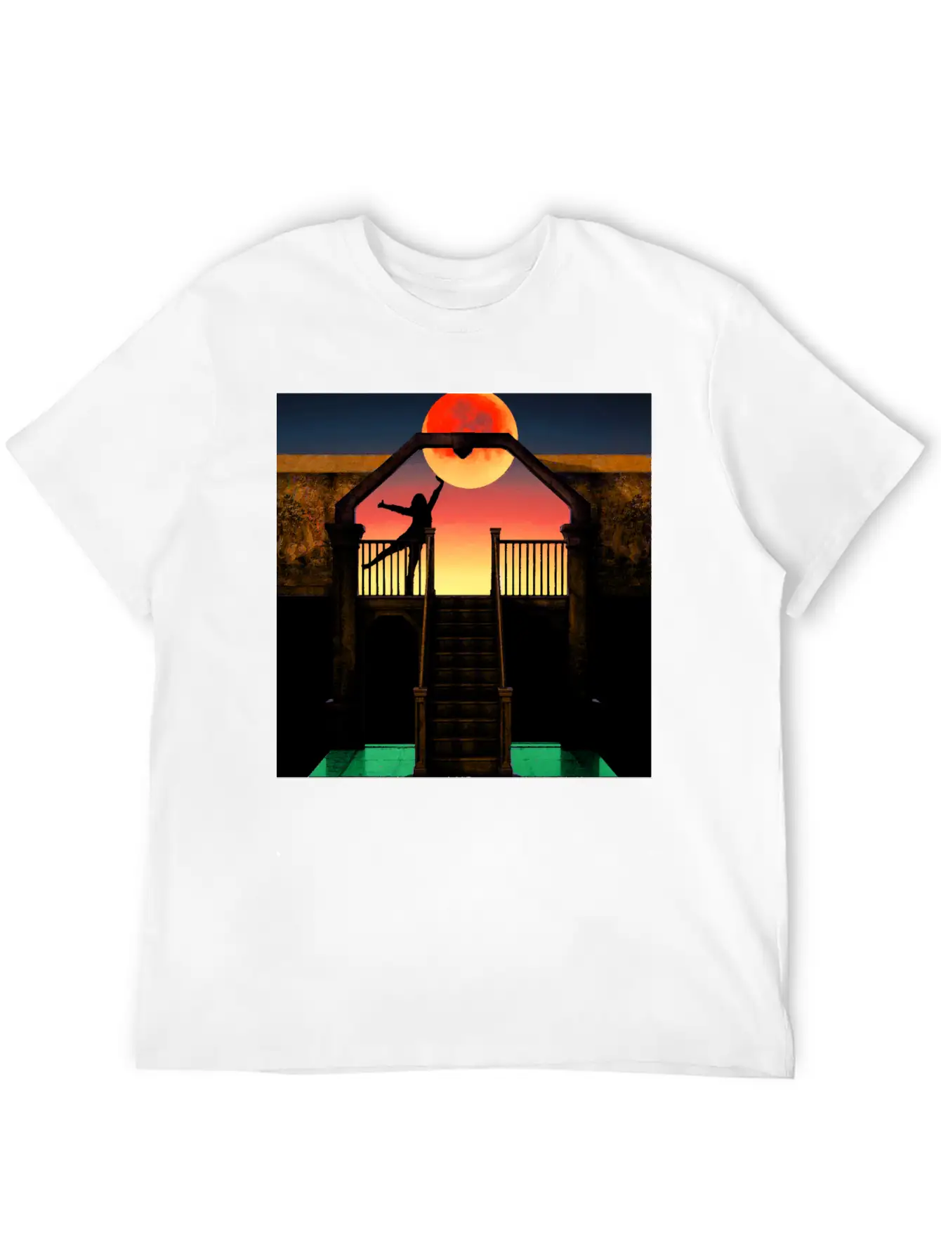 Moon Fantasy Basic Graphic T-Shirt ¨C Daily Comfort In Soft Cotton