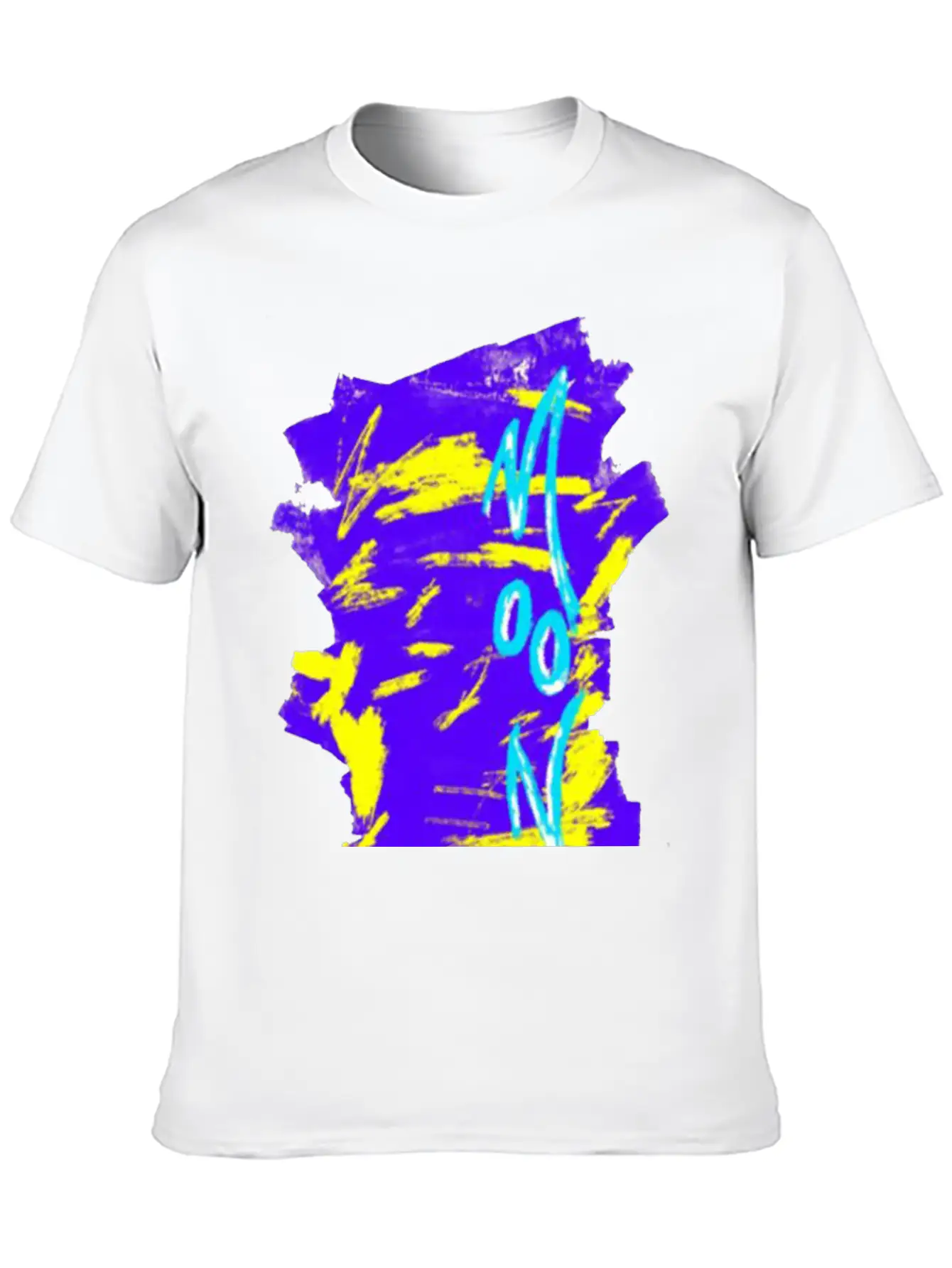 Moon Graffiti Basic Graphic T-Shirt ¨C Daily Comfort In Soft Cotton