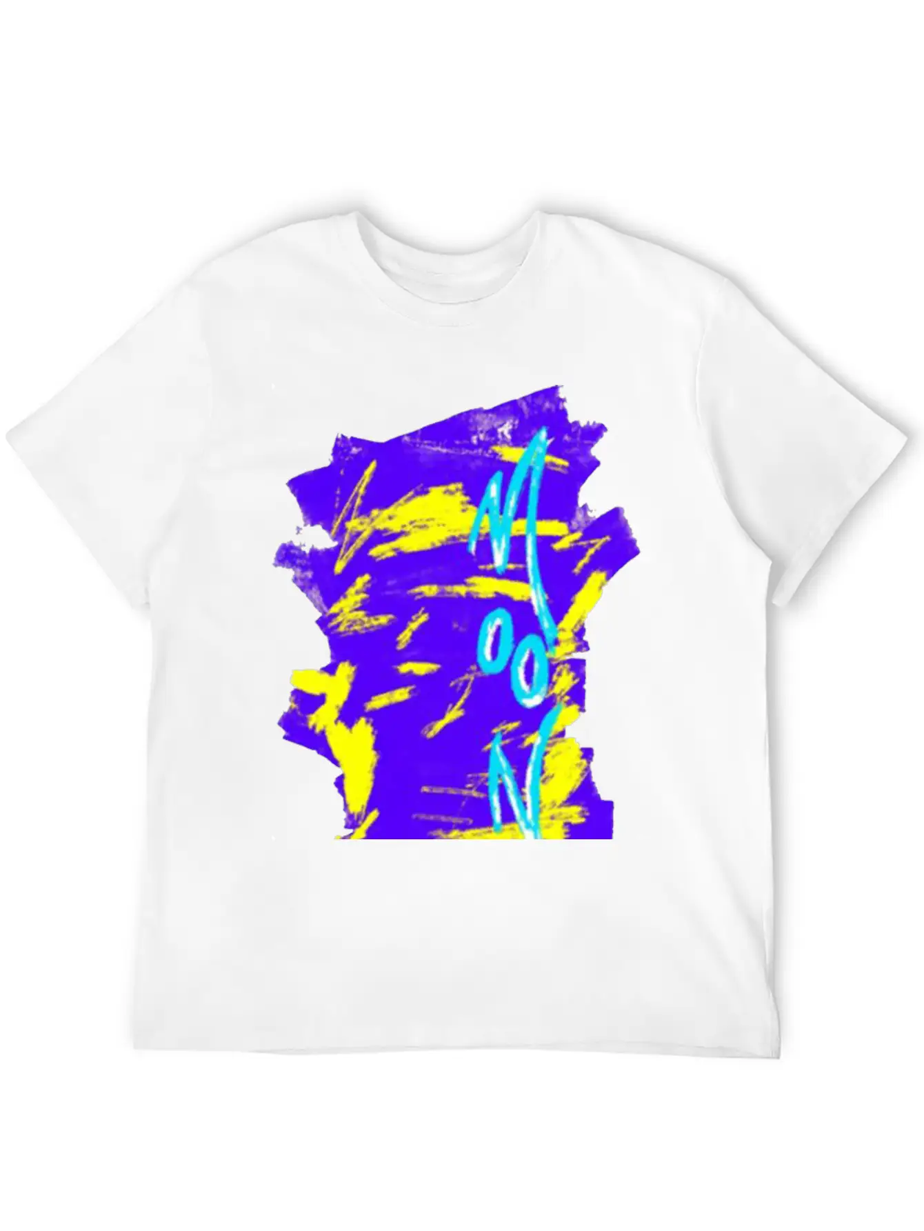 Moon Graffiti Basic Graphic T-Shirt ¨C Daily Comfort In Soft Cotton