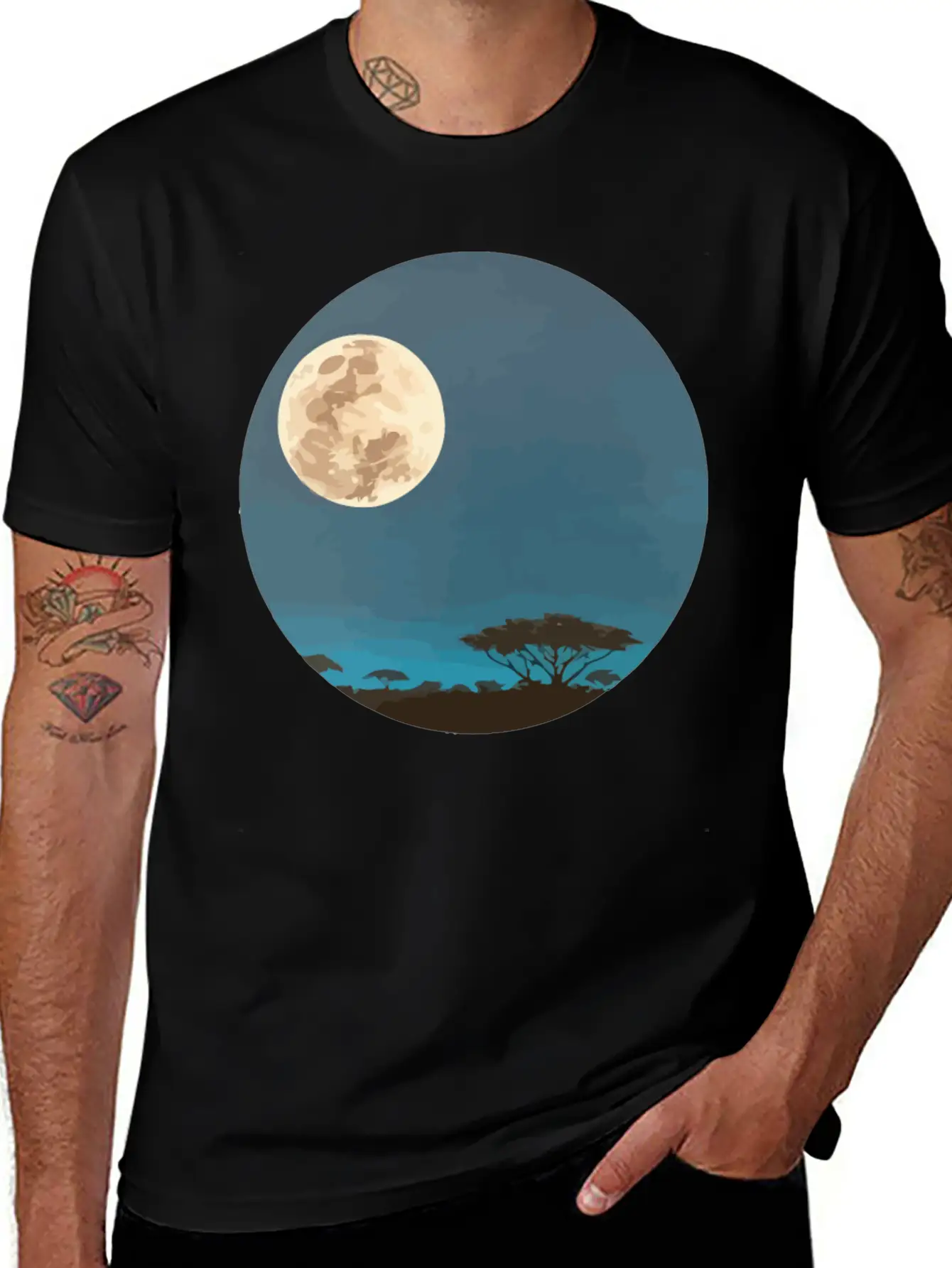 Moonrise Essential Cotton Tee For Daily Outfits ¨C Unisex Style