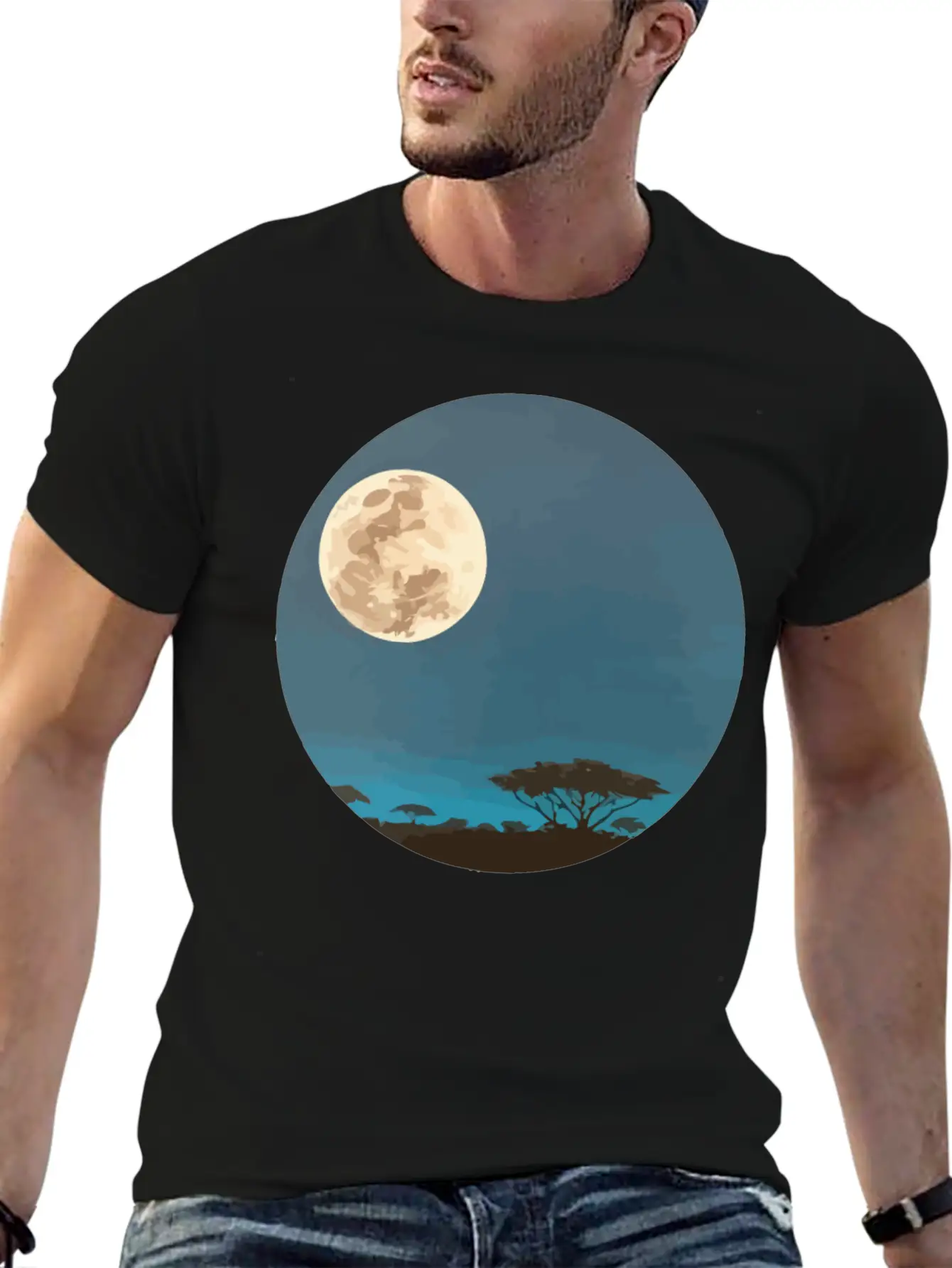 Moonrise Essential Cotton Tee For Daily Outfits ¨C Unisex Style
