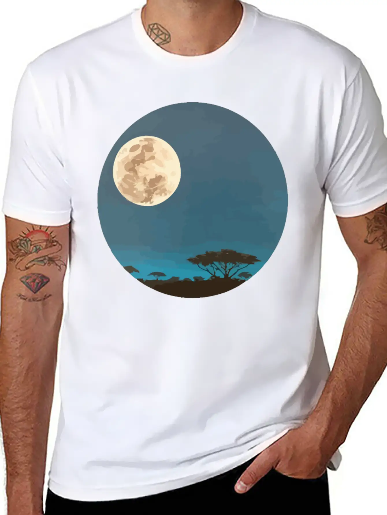 Moonrise Essential Cotton Tee For Daily Outfits ¨C Unisex Style