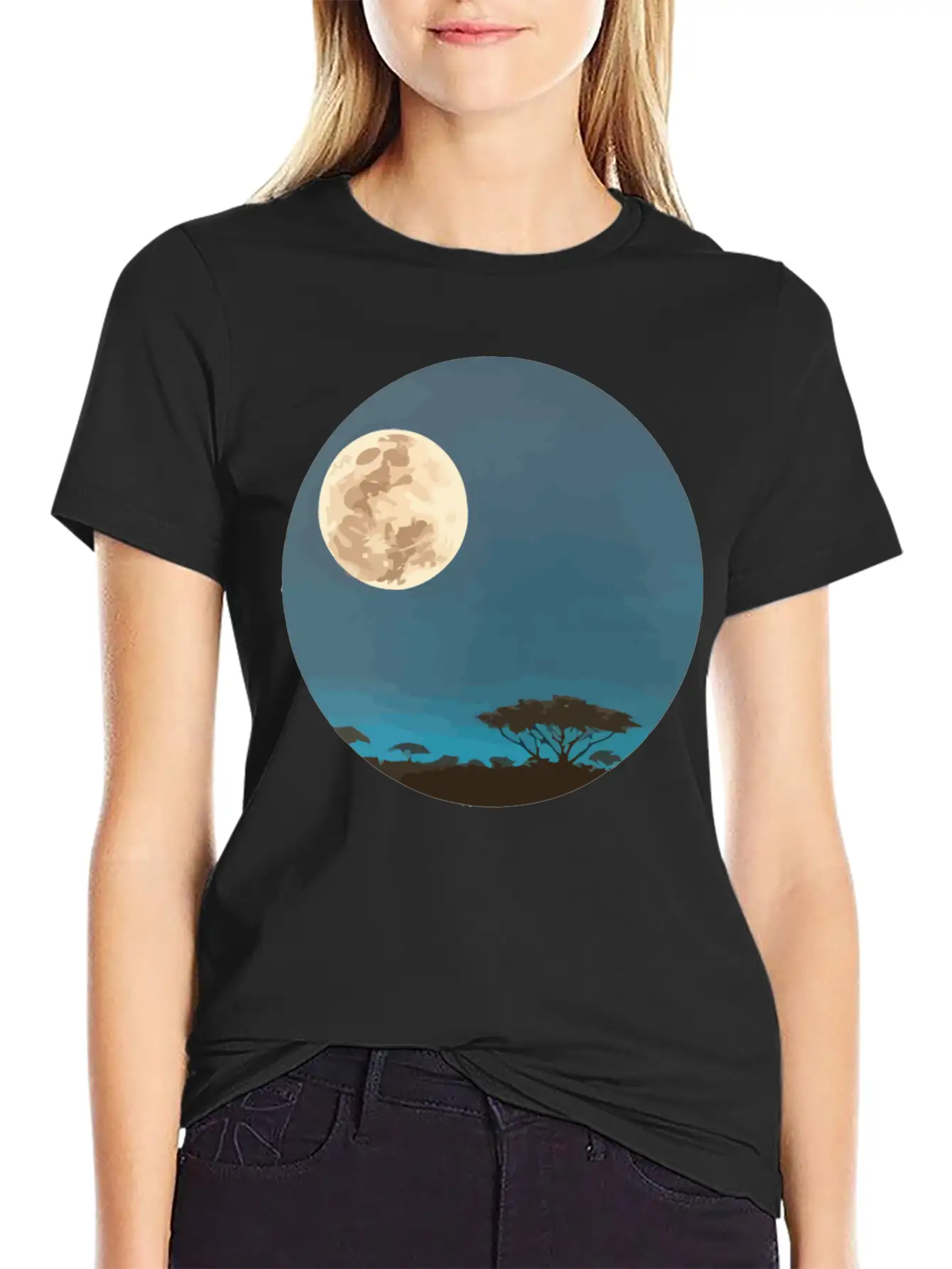 Moonrise Essential Cotton Tee For Daily Outfits ¨C Unisex Style