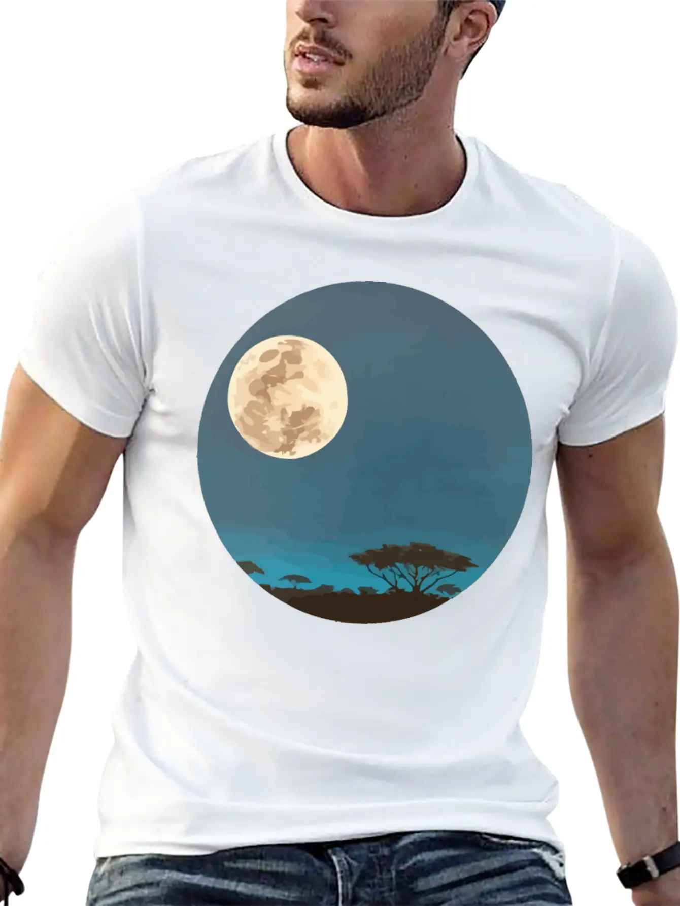 Moonrise Essential Cotton Tee For Daily Outfits ¨C Unisex Style