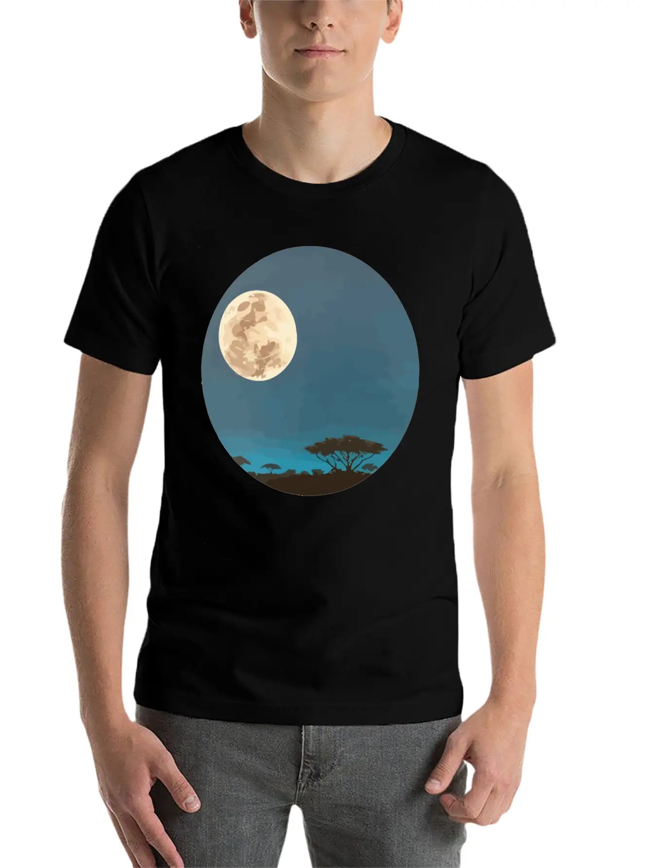 Moonrise Essential Cotton Tee For Daily Outfits ¨C Unisex Style