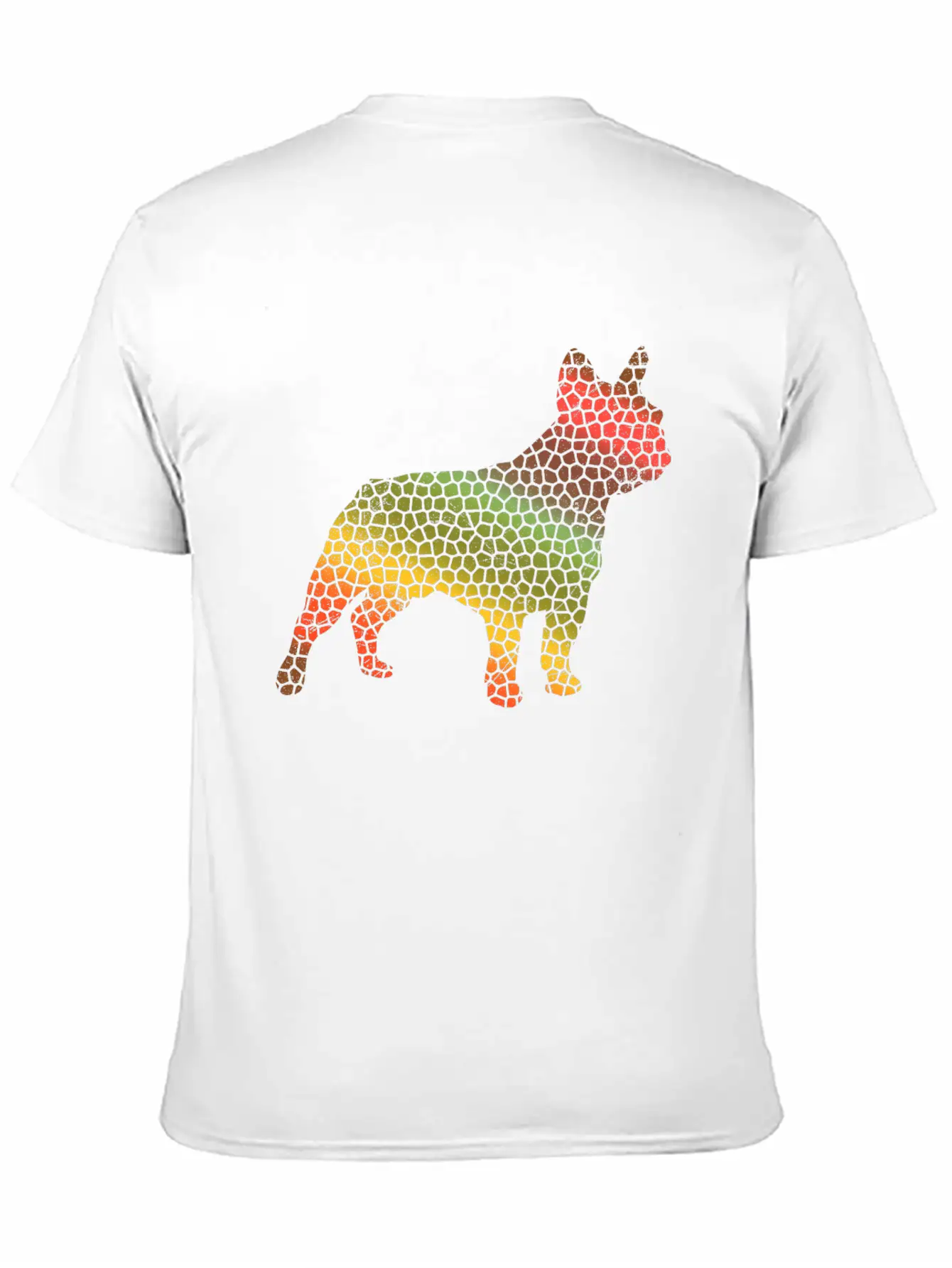 Mosaic French Bulldog Tribal Tattoo Gift Idea Soft Cotton Short Sleeve Tee ¨C Unisex Wardrobe Staple