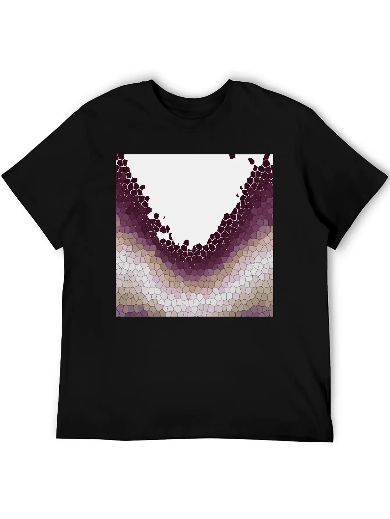 Mosaic Soft Cotton Short Sleeve Tee ¨C Unisex Wardrobe Staple