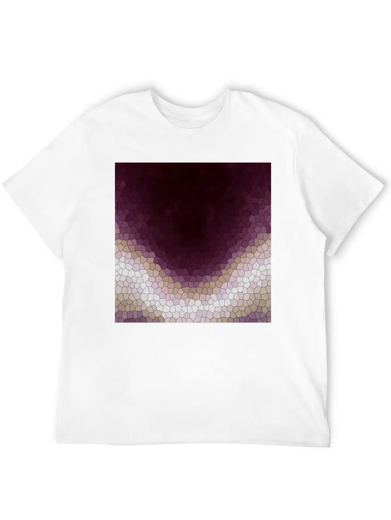 Mosaic Soft Cotton Short Sleeve Tee ¨C Unisex Wardrobe Staple